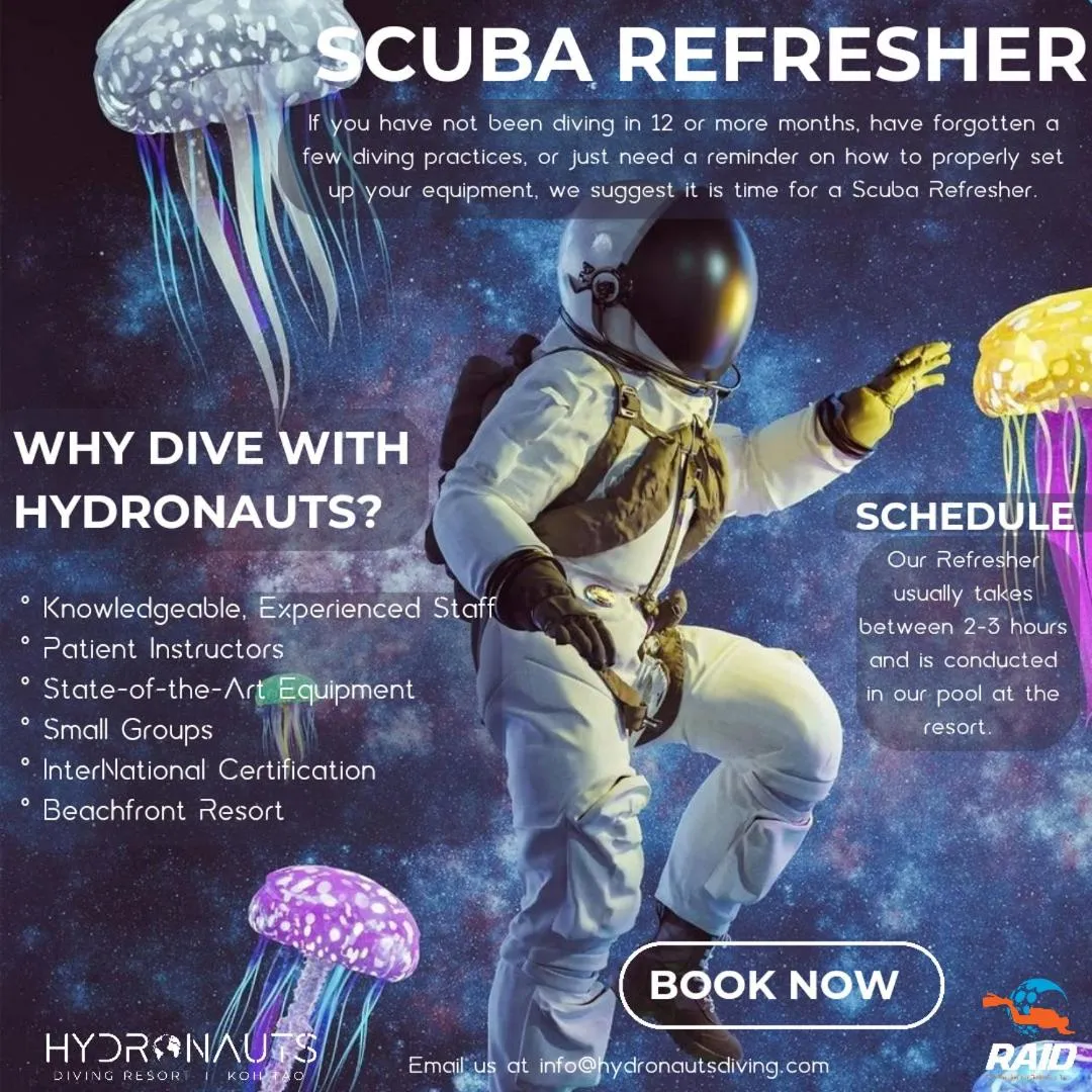 Diving in Hydronauts Diving Resort - Koh Tao