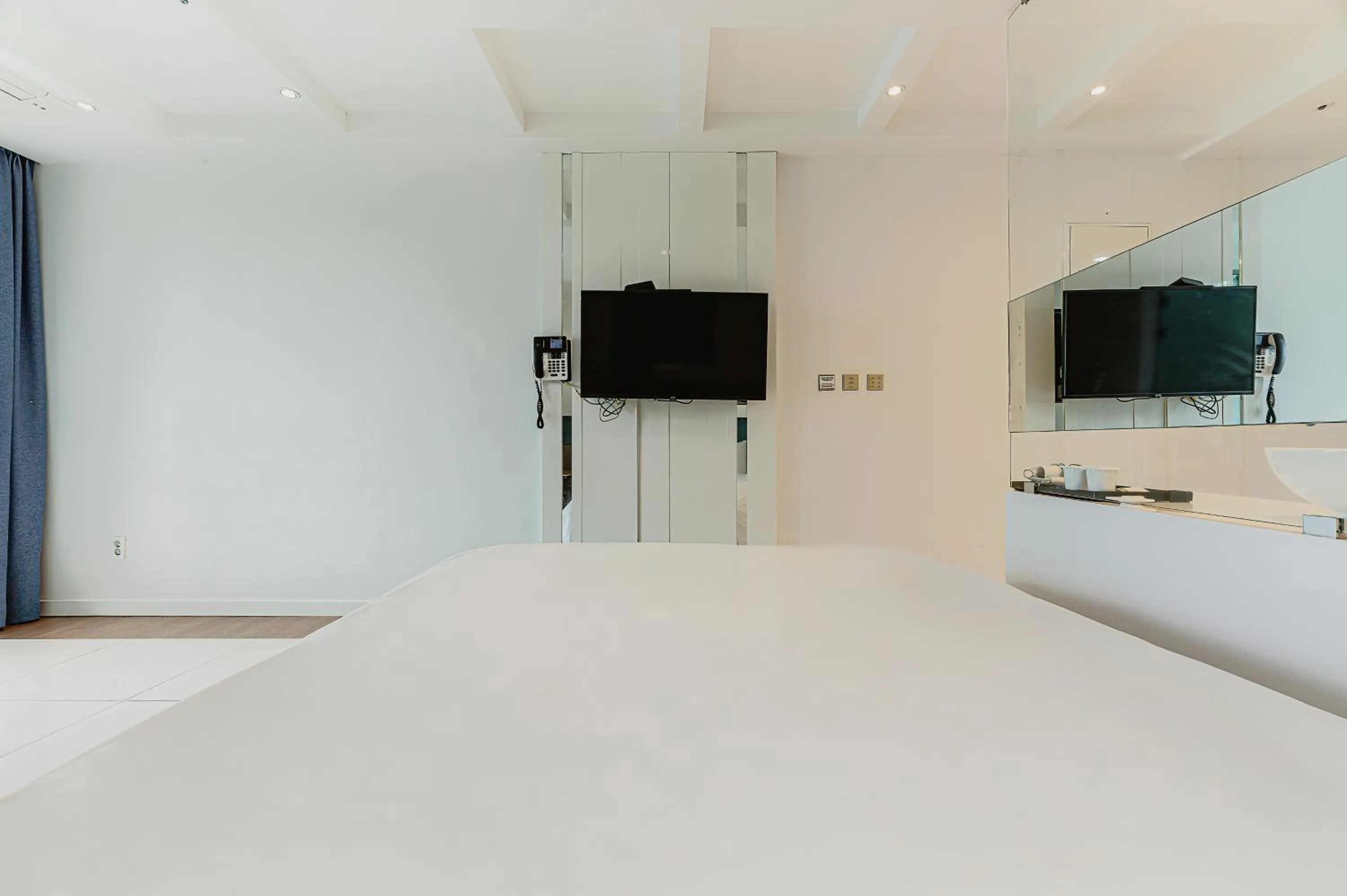 Bed in Hamdeok Beach Stay Jeju