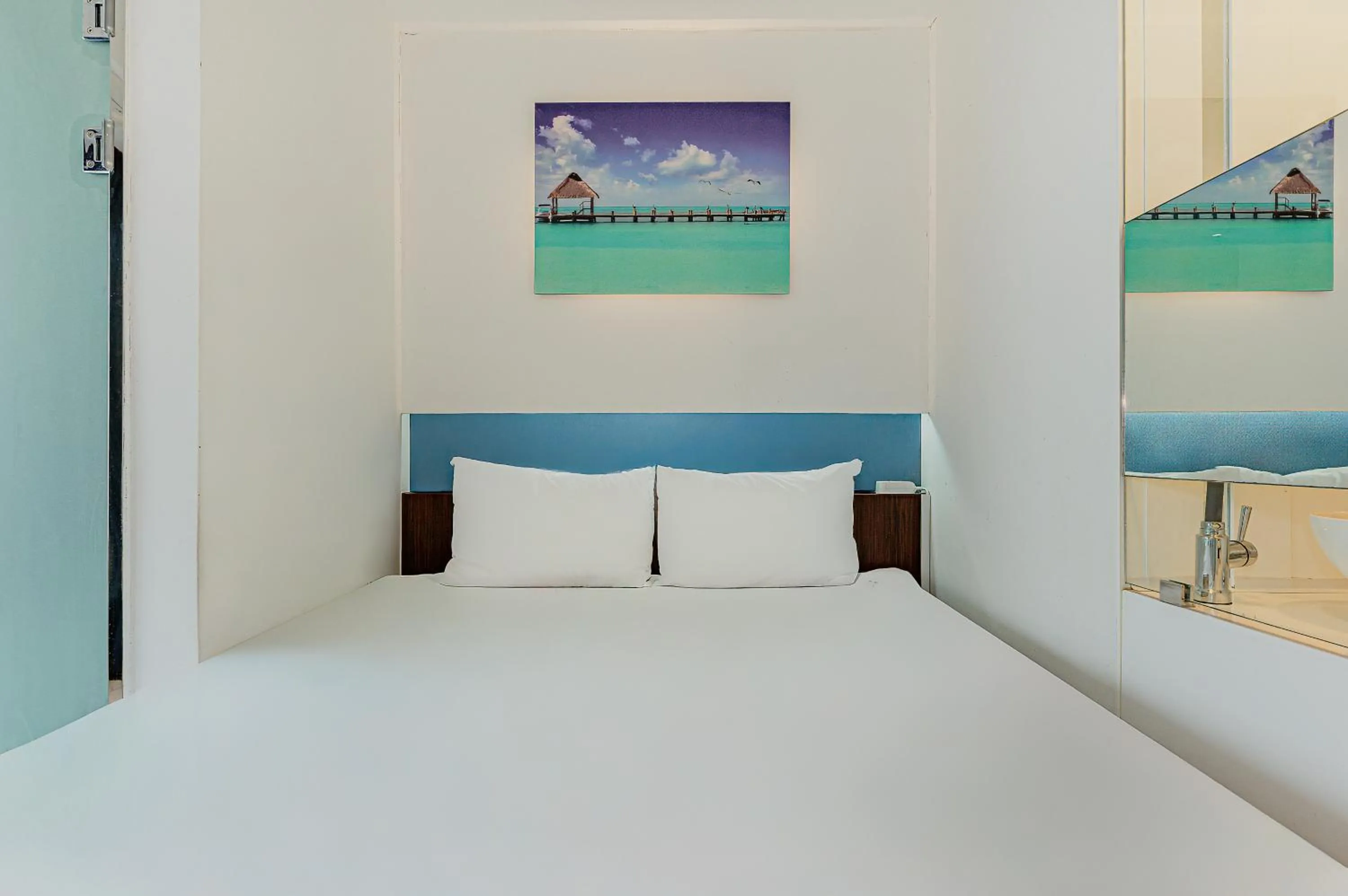 Bed in Hamdeok Beach Stay Jeju
