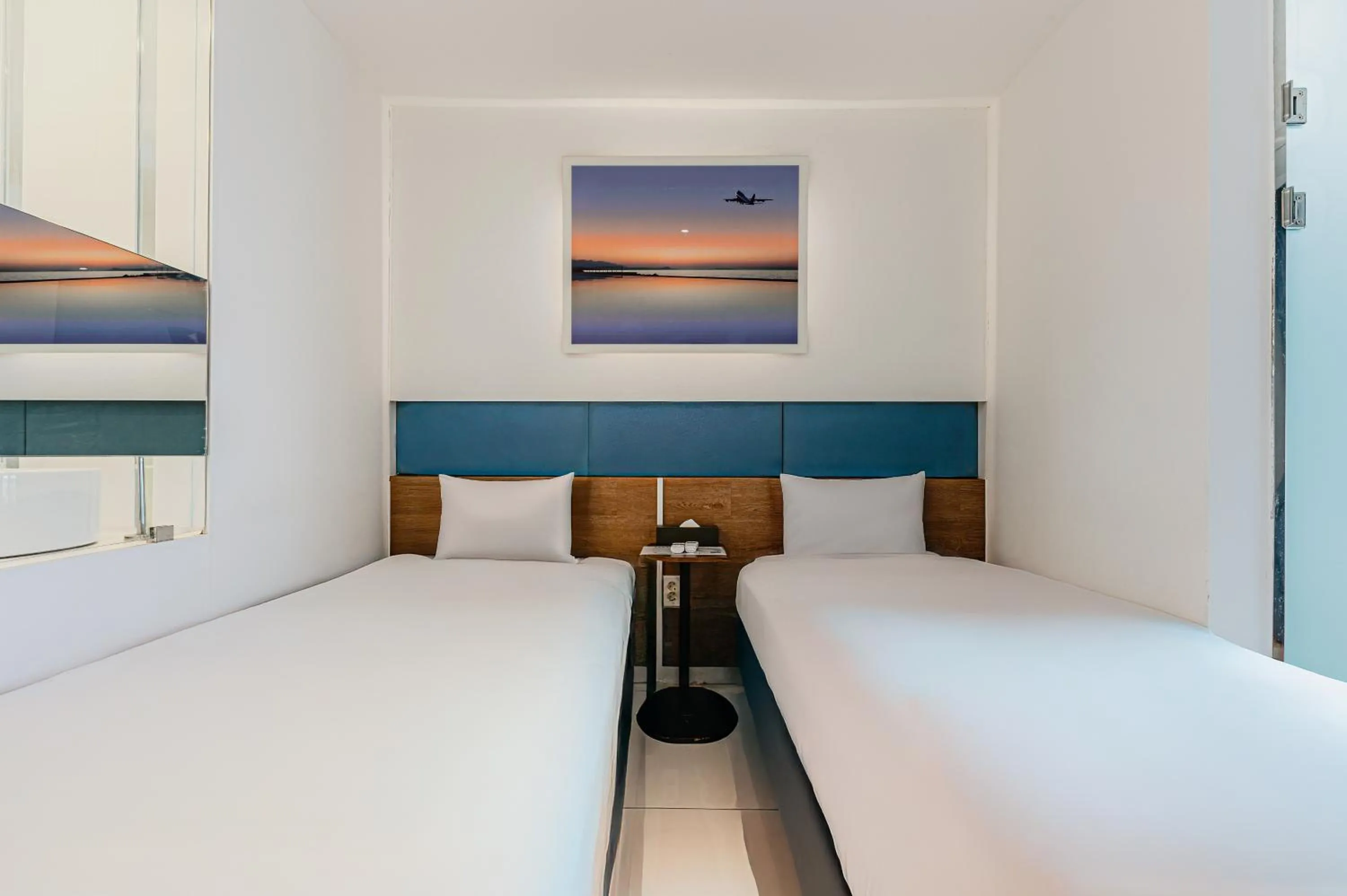 Bed in Hamdeok Beach Stay Jeju