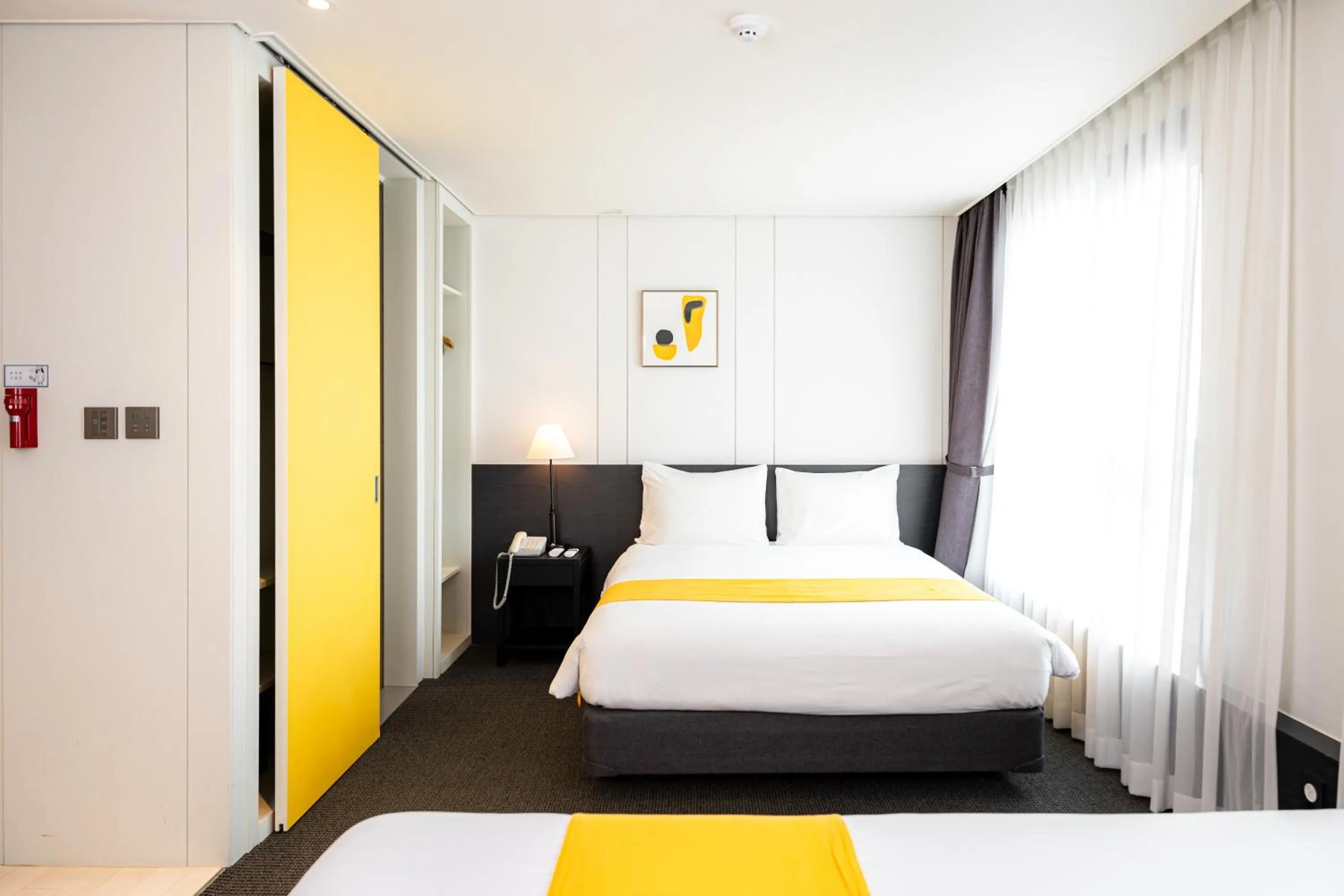 Bed in Seogwipo Hills Hotel