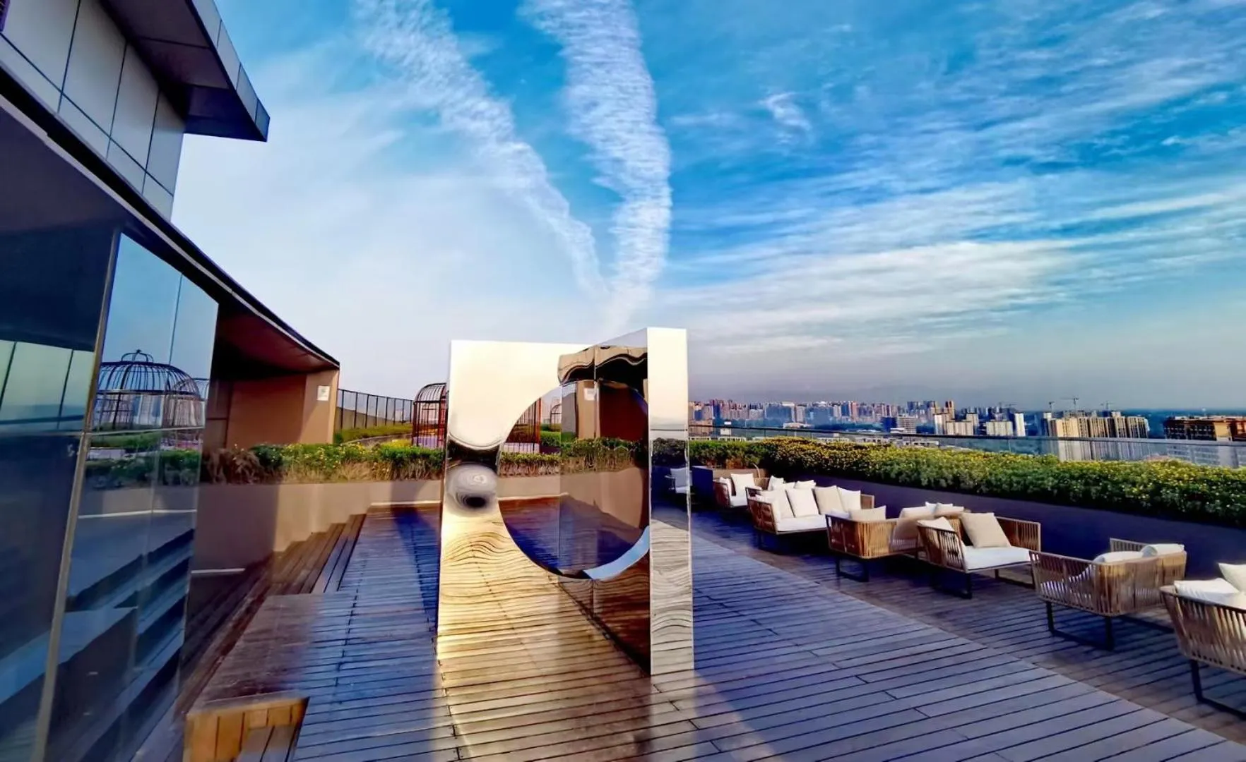 Balcony/Terrace in Oaks Chengdu at Cultural Heritage Park