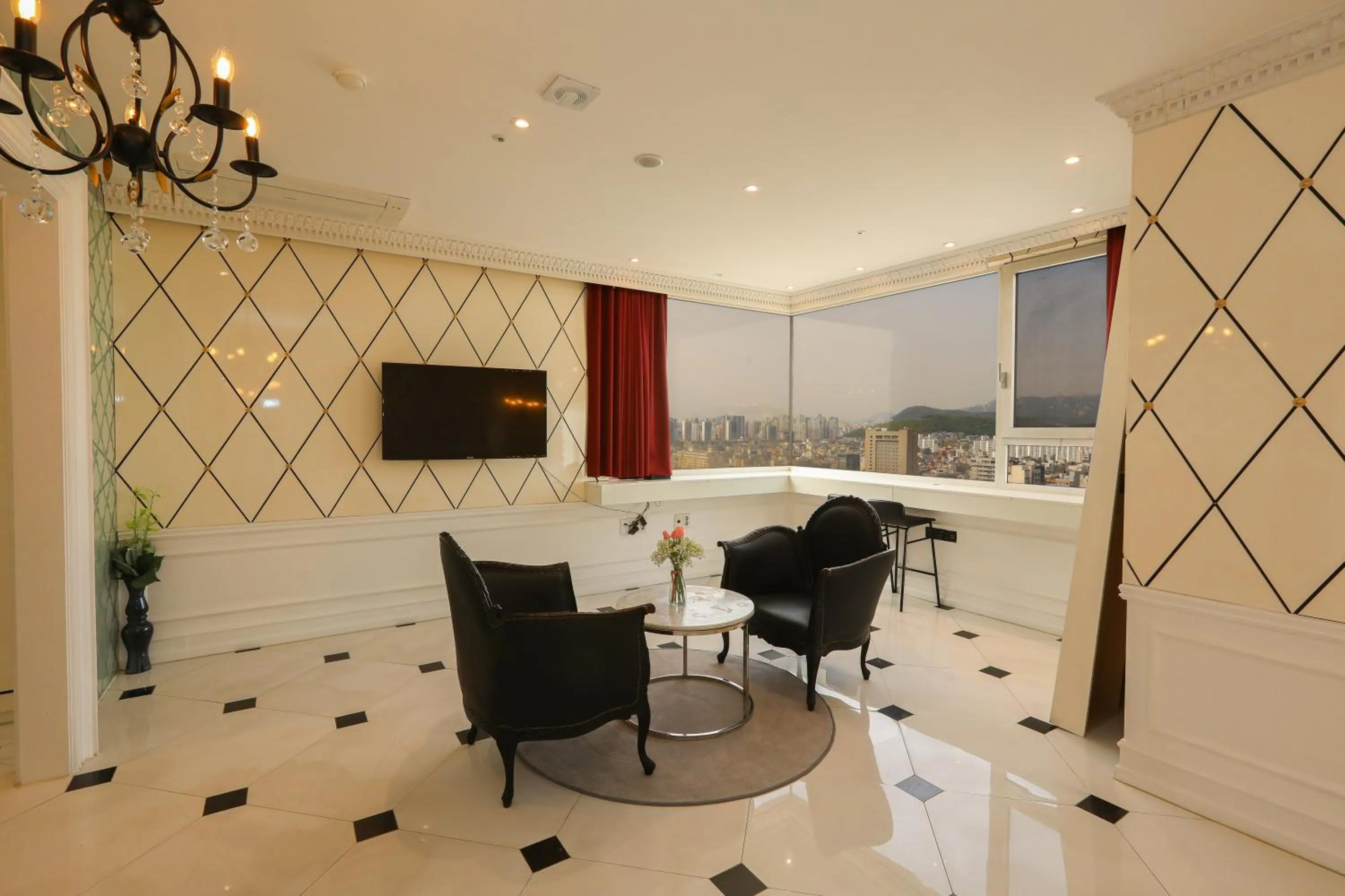 Living room in Hotel The Designers Hongdae