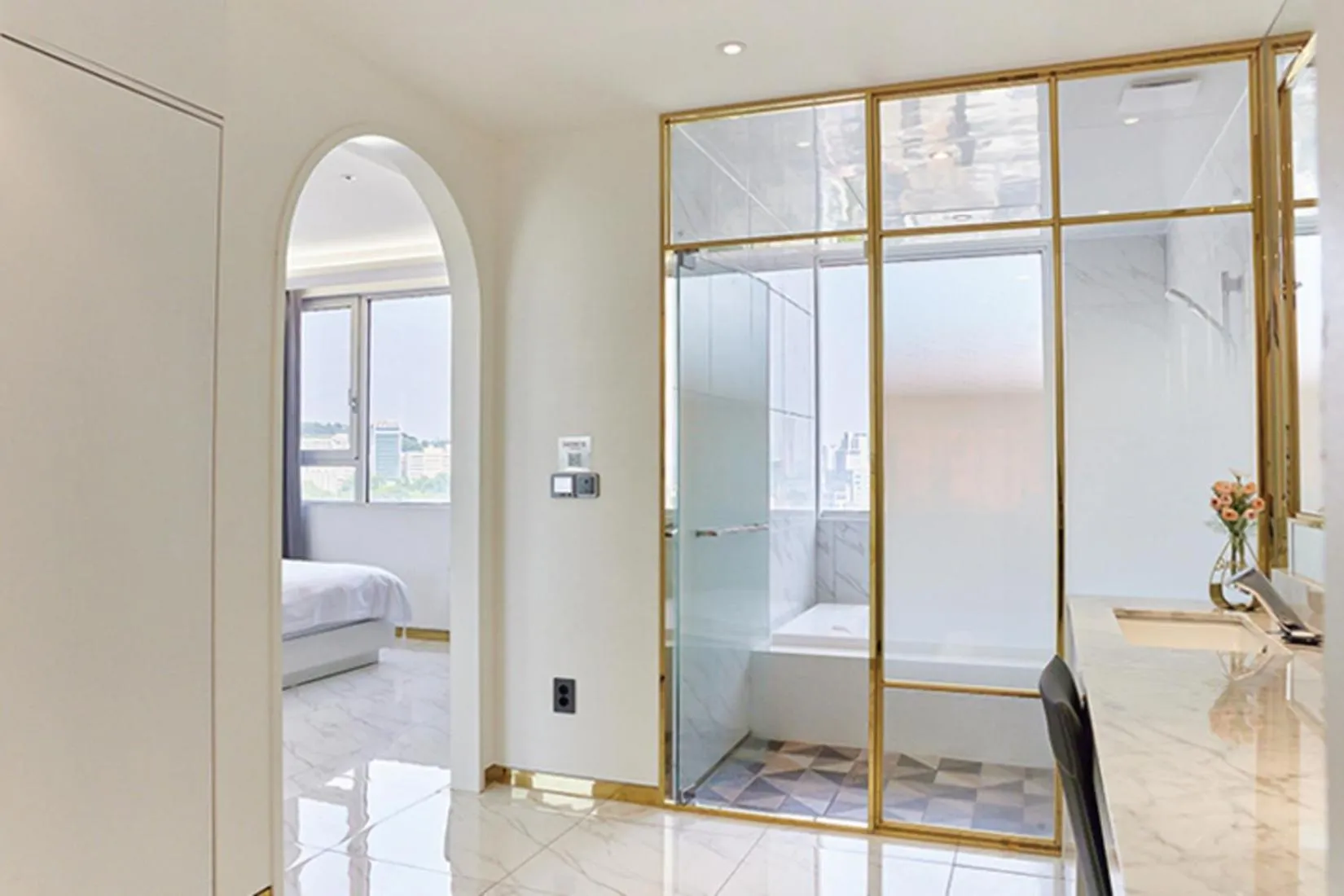 Bathroom in Hotel The Designers Hongdae