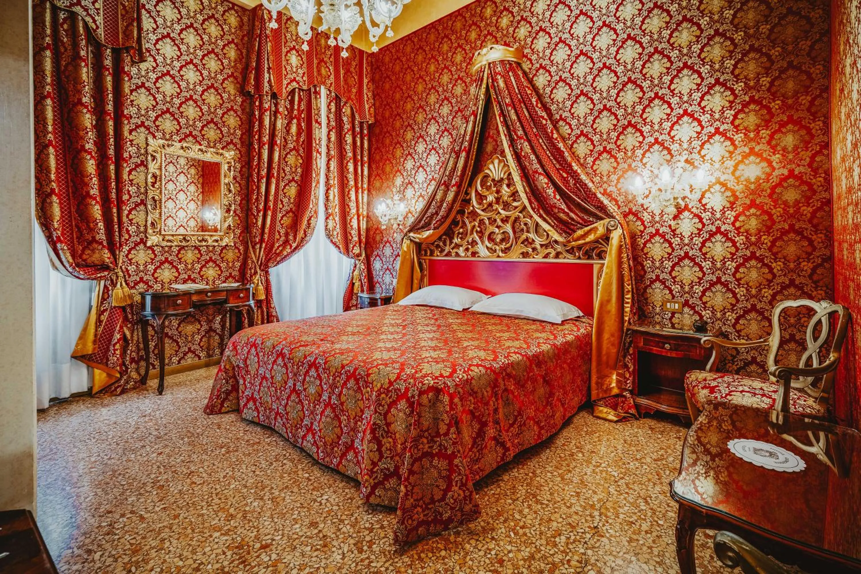 Bedroom, Bed in Hotel Giorgione