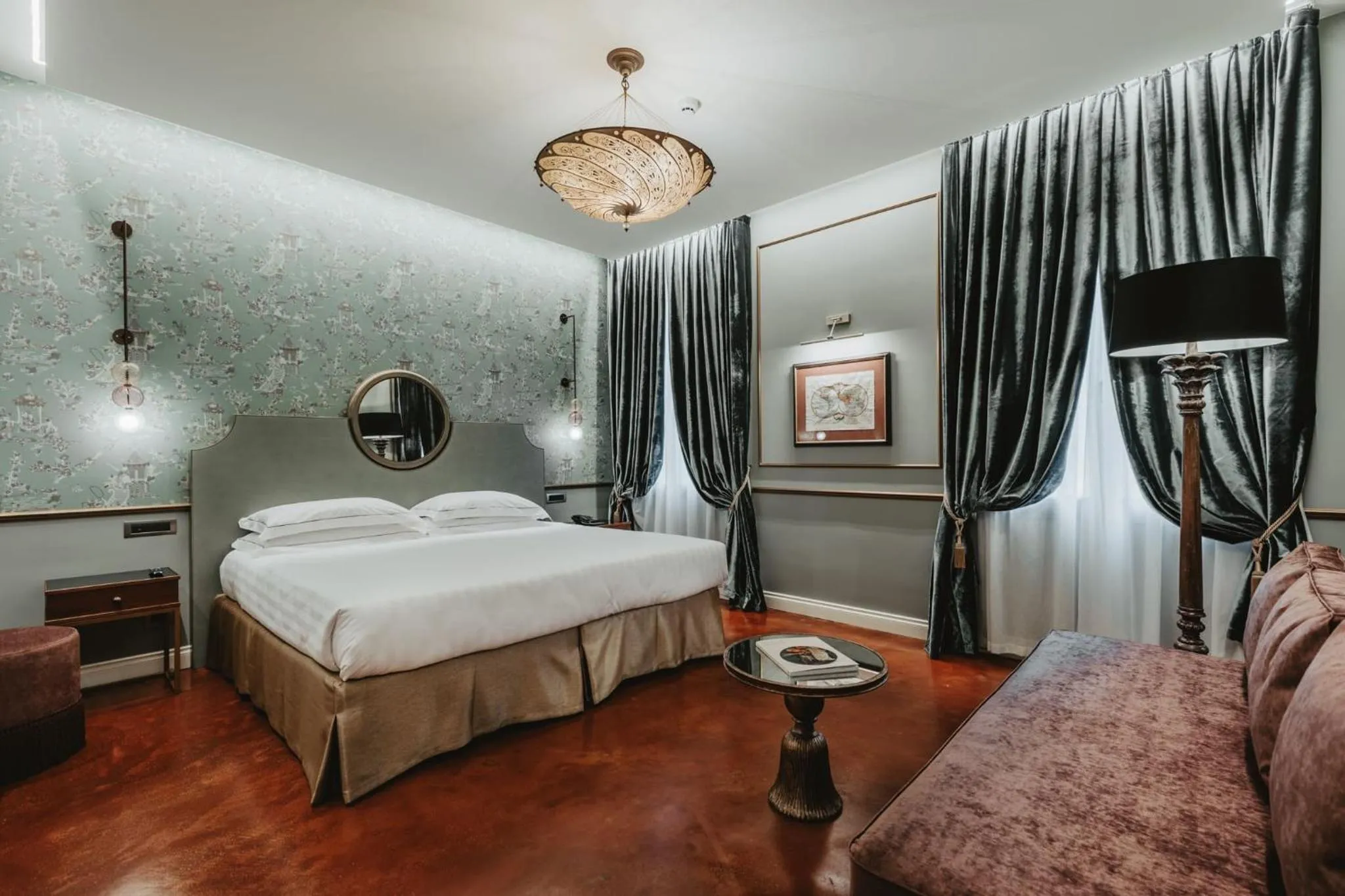 Bed in Hotel Giorgione