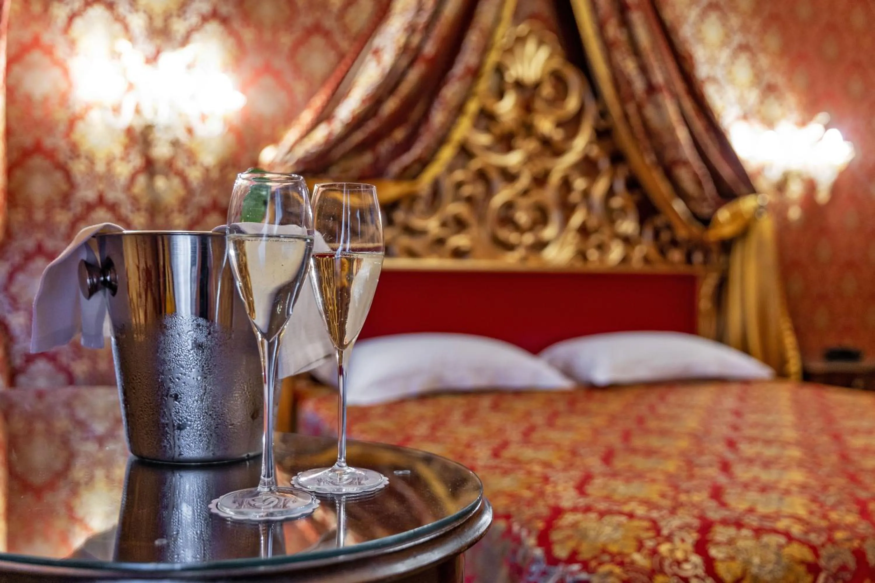 Bedroom, Bed in Hotel Giorgione