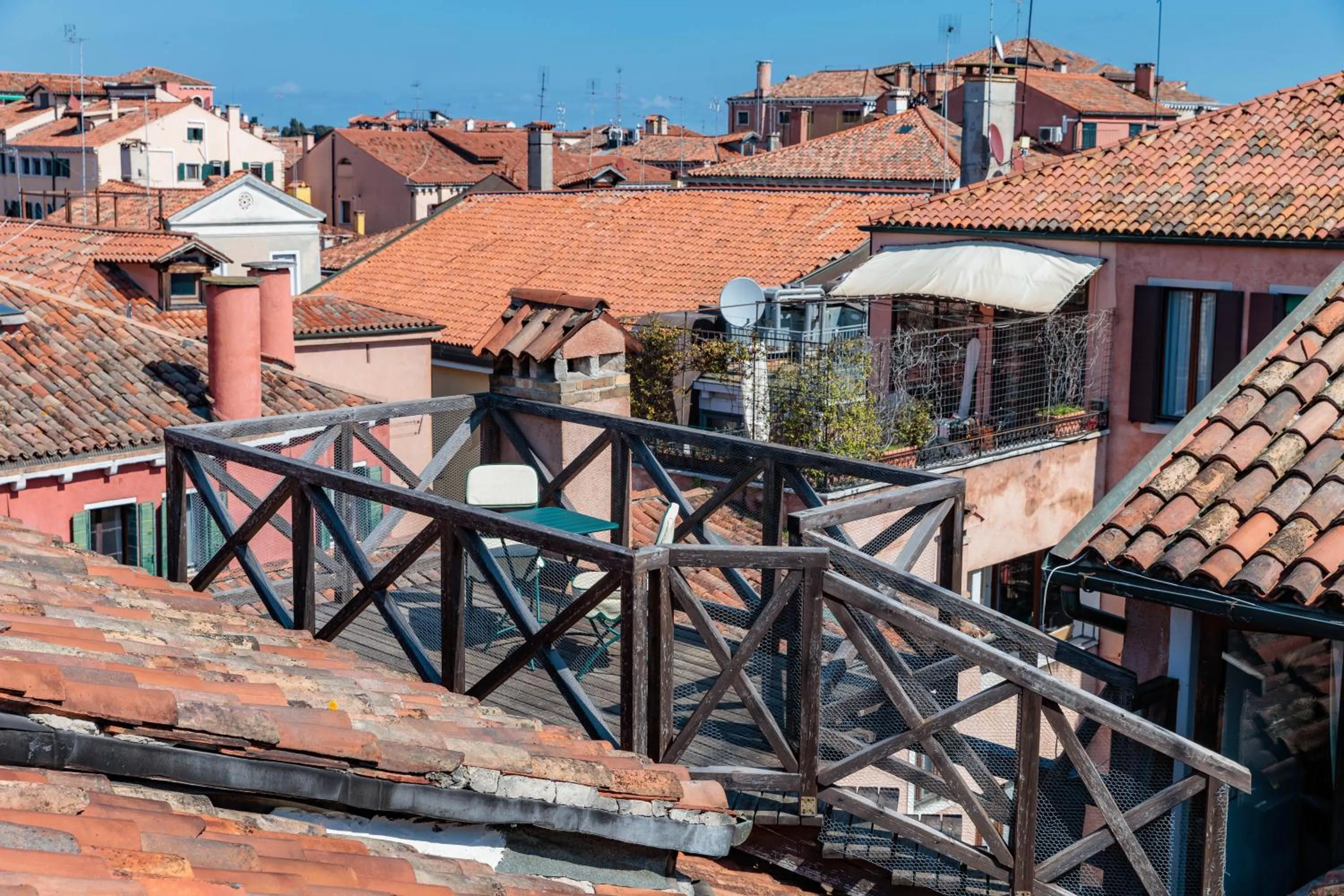 Balcony/Terrace in Hotel Giorgione