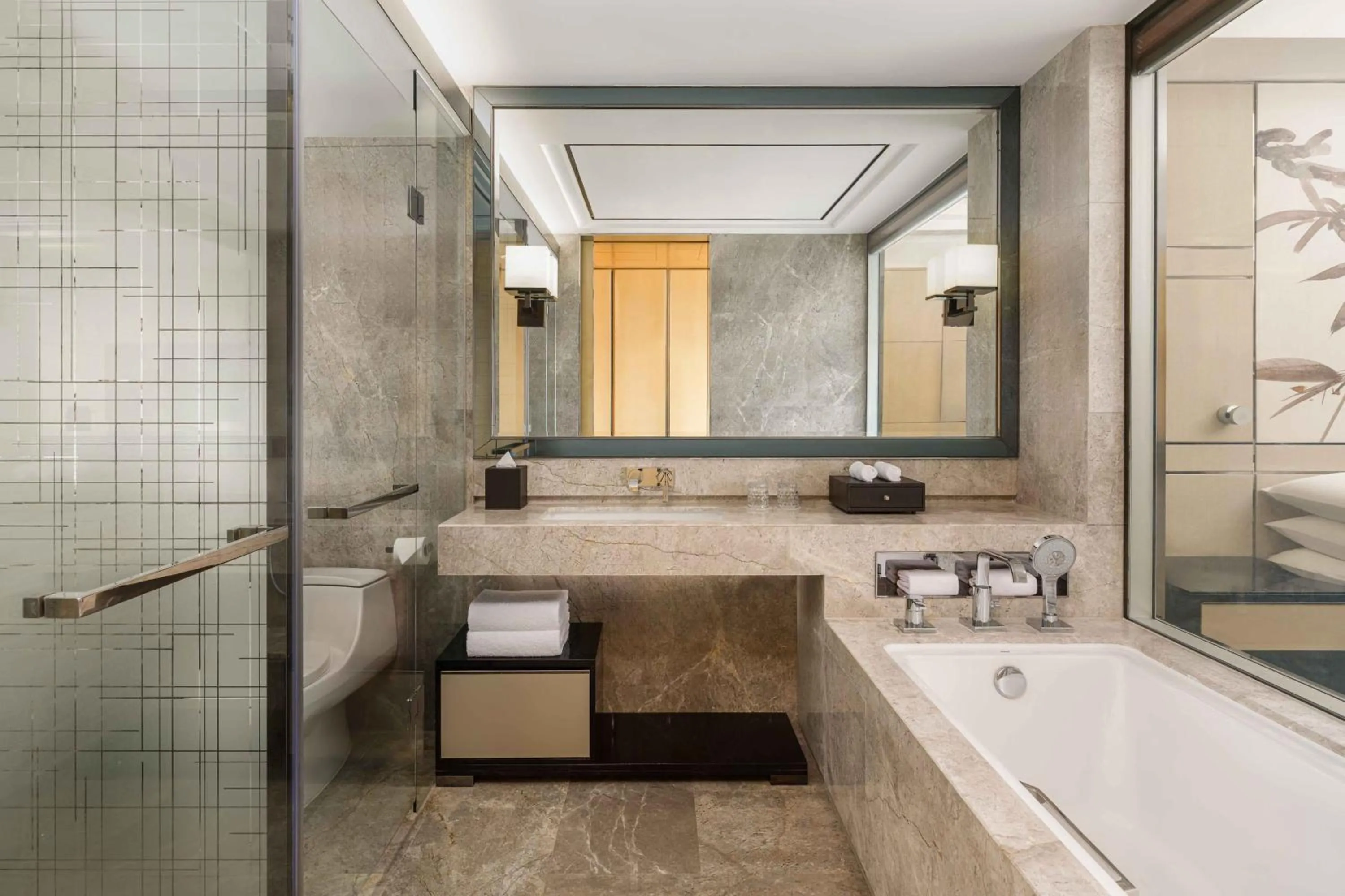 Bathroom in Shanghai Marriott Hotel Parkview