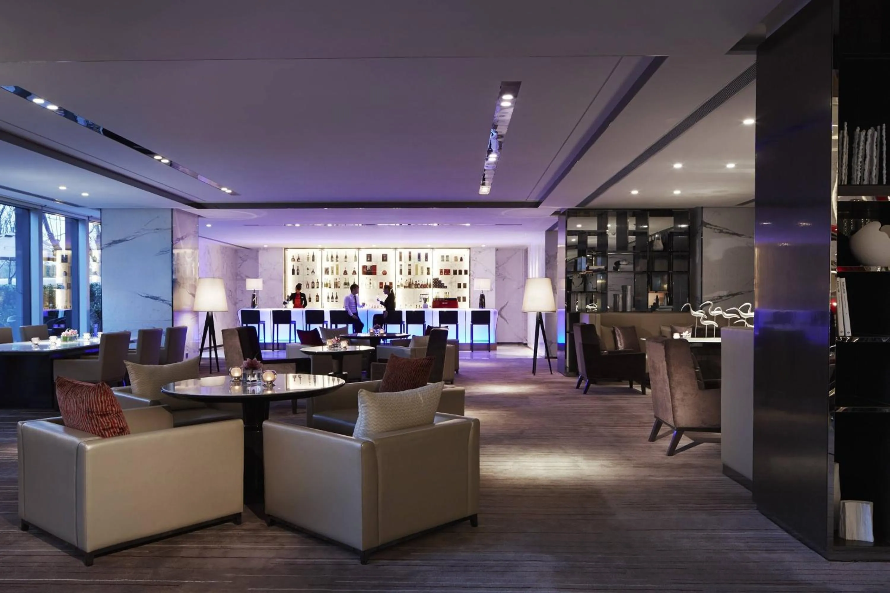 Lounge or bar in Shanghai Marriott Hotel Parkview