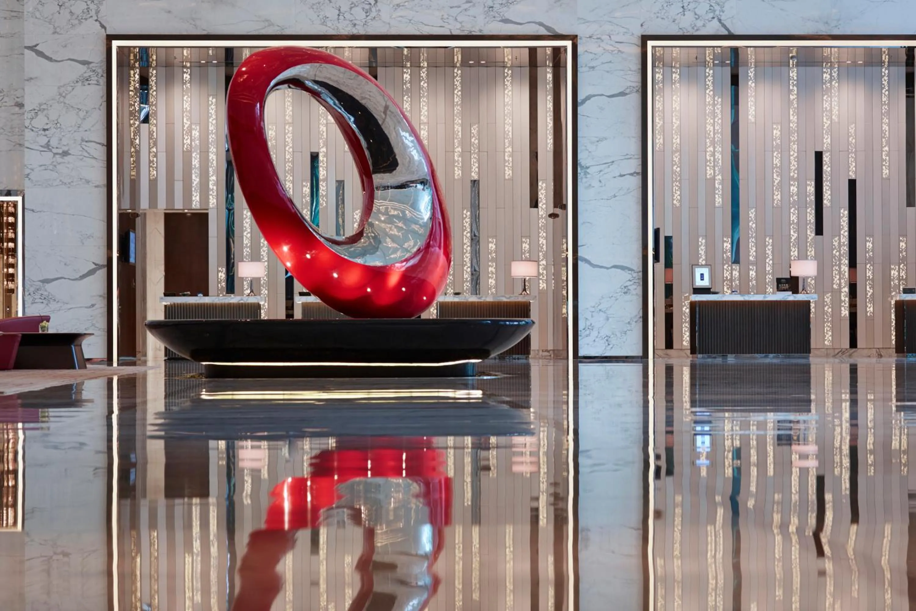Lobby or reception in Shanghai Marriott Hotel Parkview
