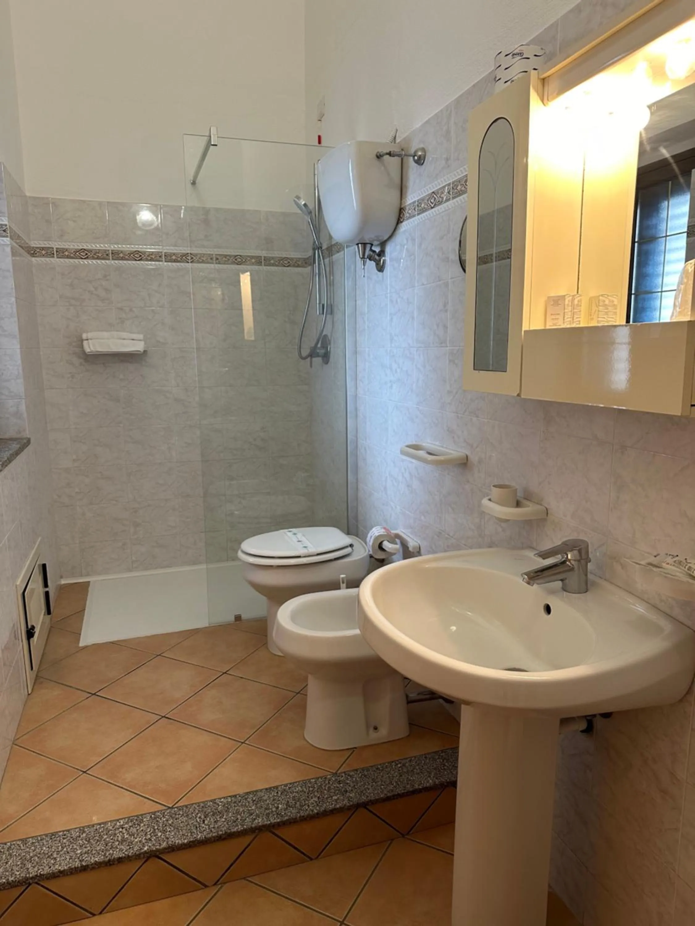 Toilet in Residence Hotel La Taverna