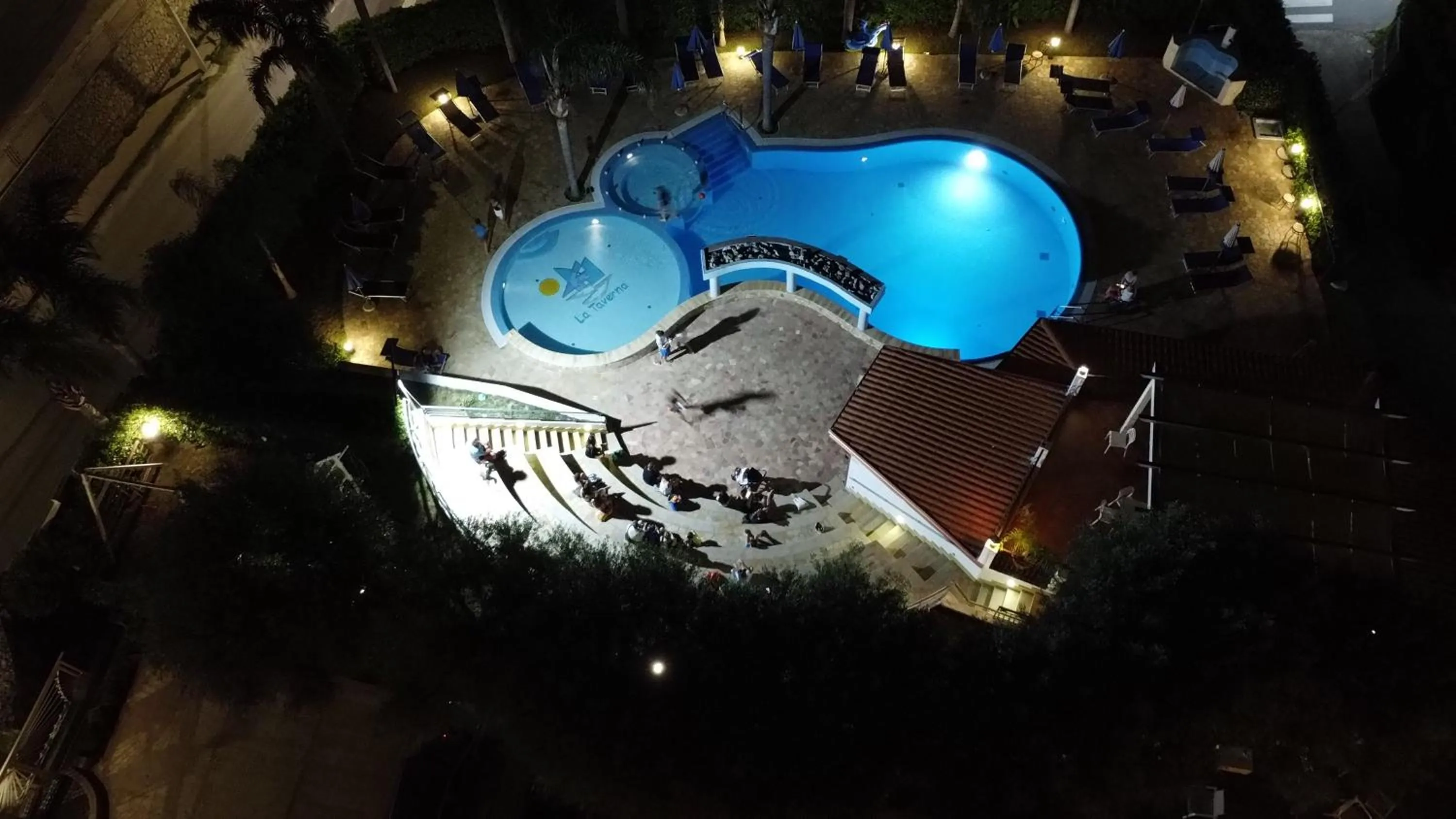 Pool view in Residence Hotel La Taverna