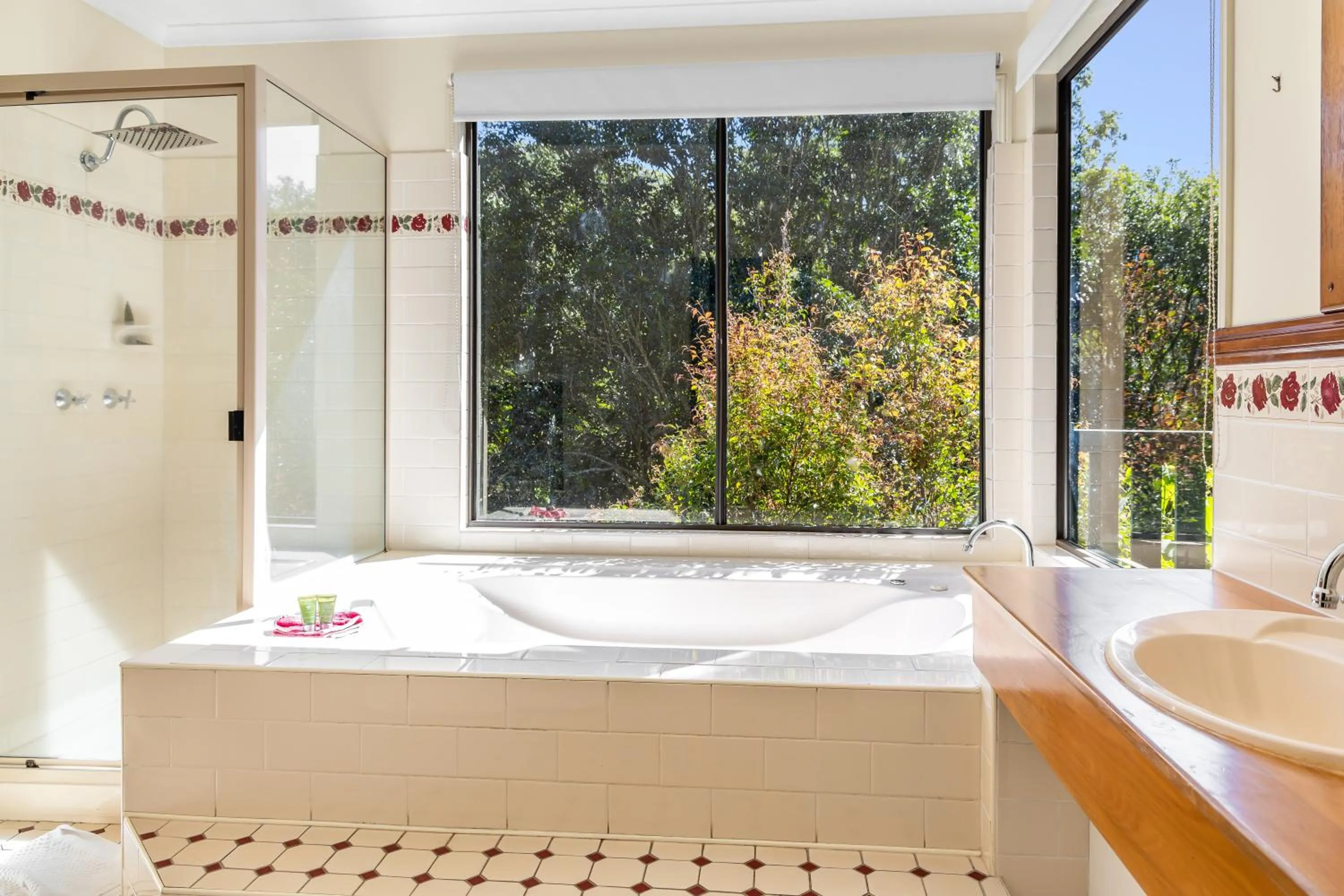Hot Tub in Montville Country Cabins
