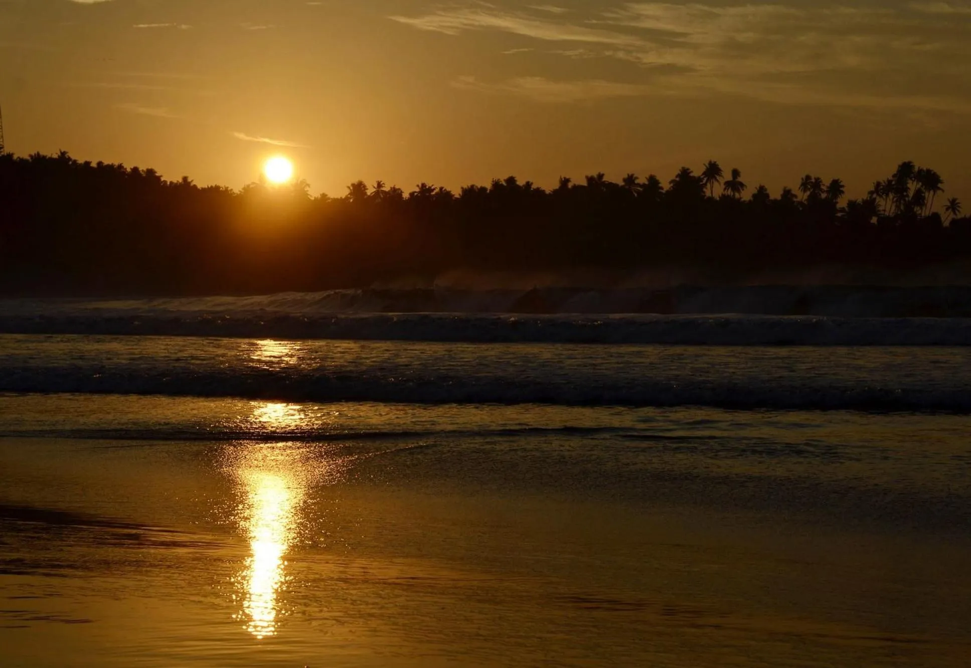 Natural landscape in Dickwella Beach