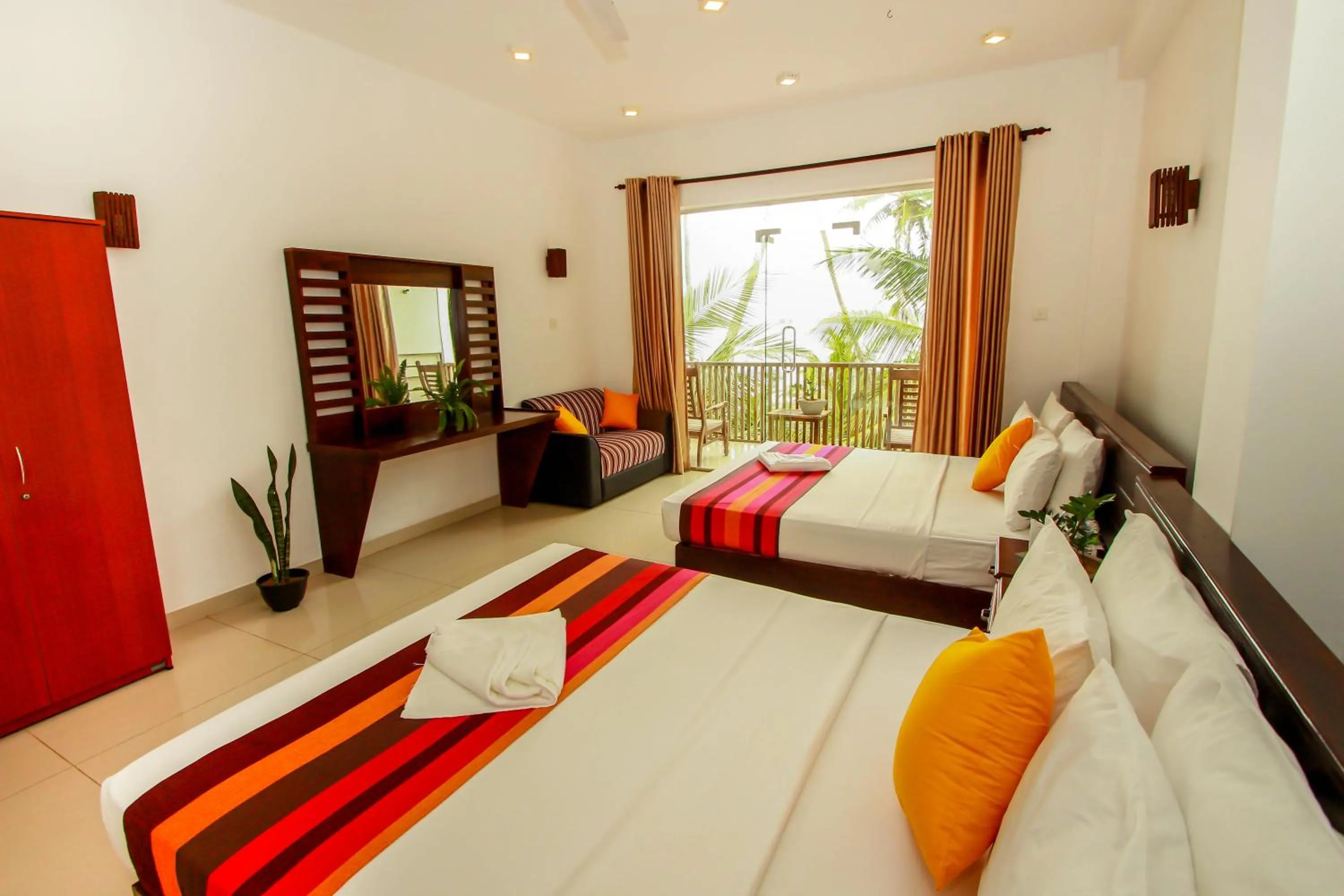 Bed in Dickwella Beach