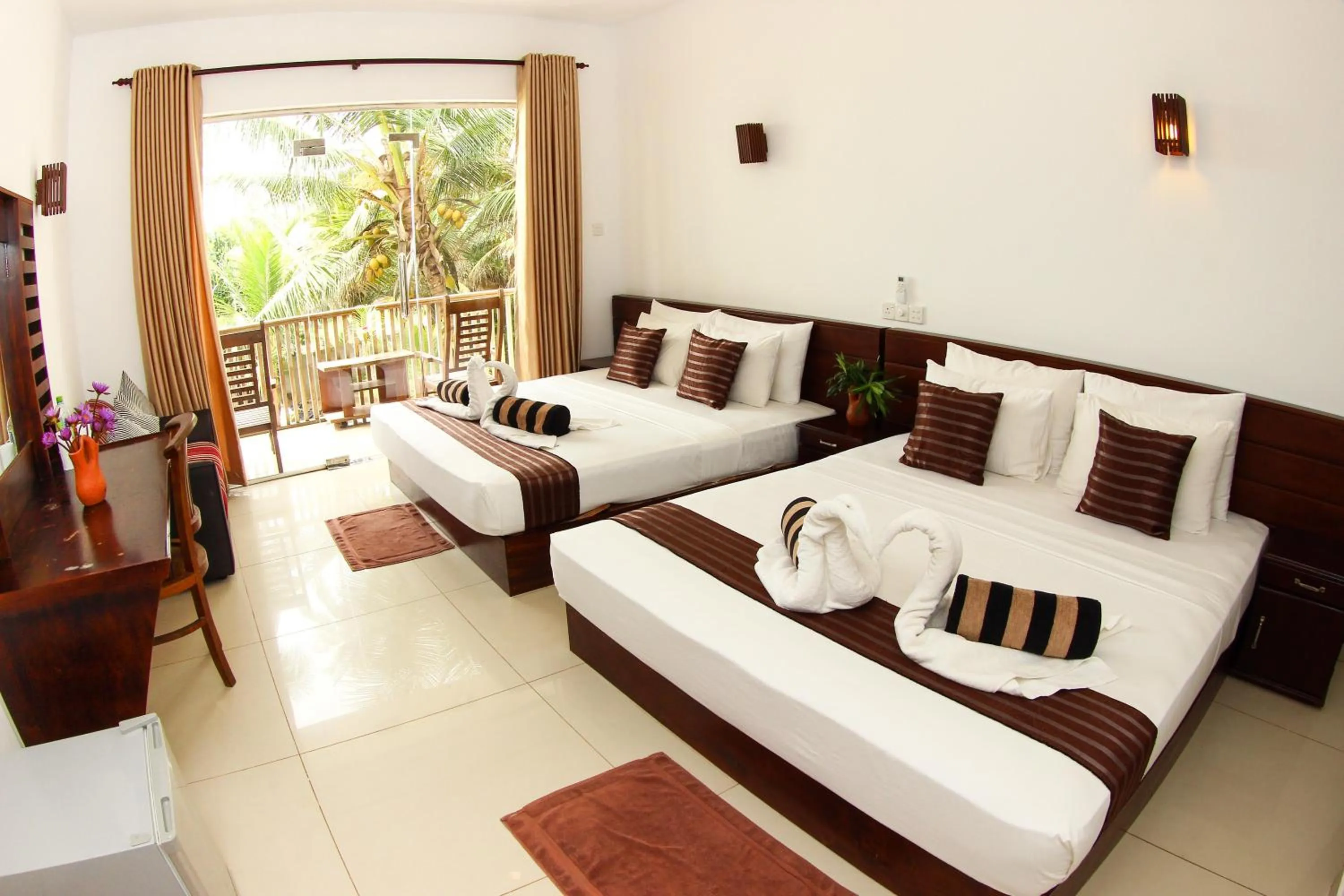 Bed in Dickwella Beach