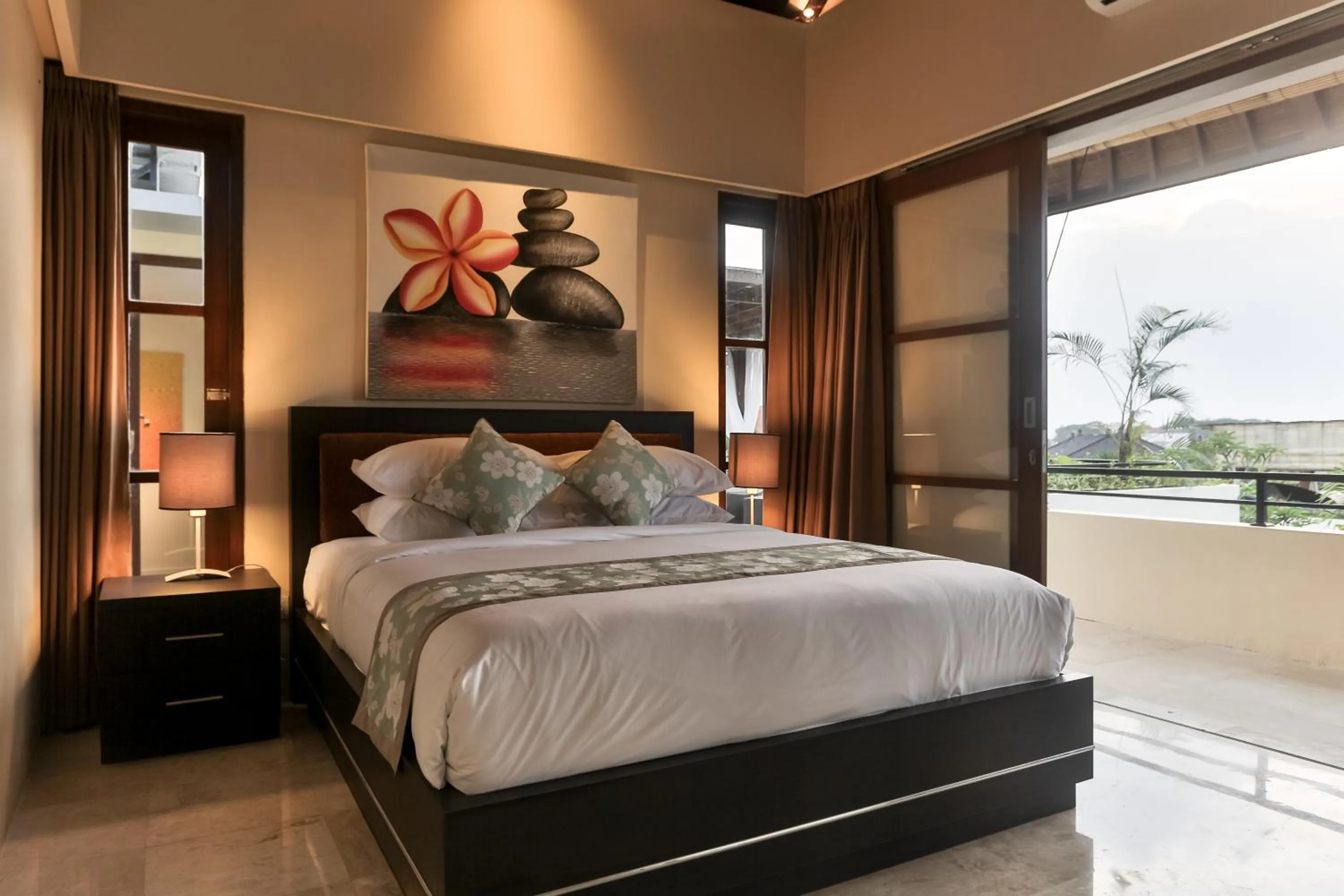 Bed in Villa Kumuda by Nakula