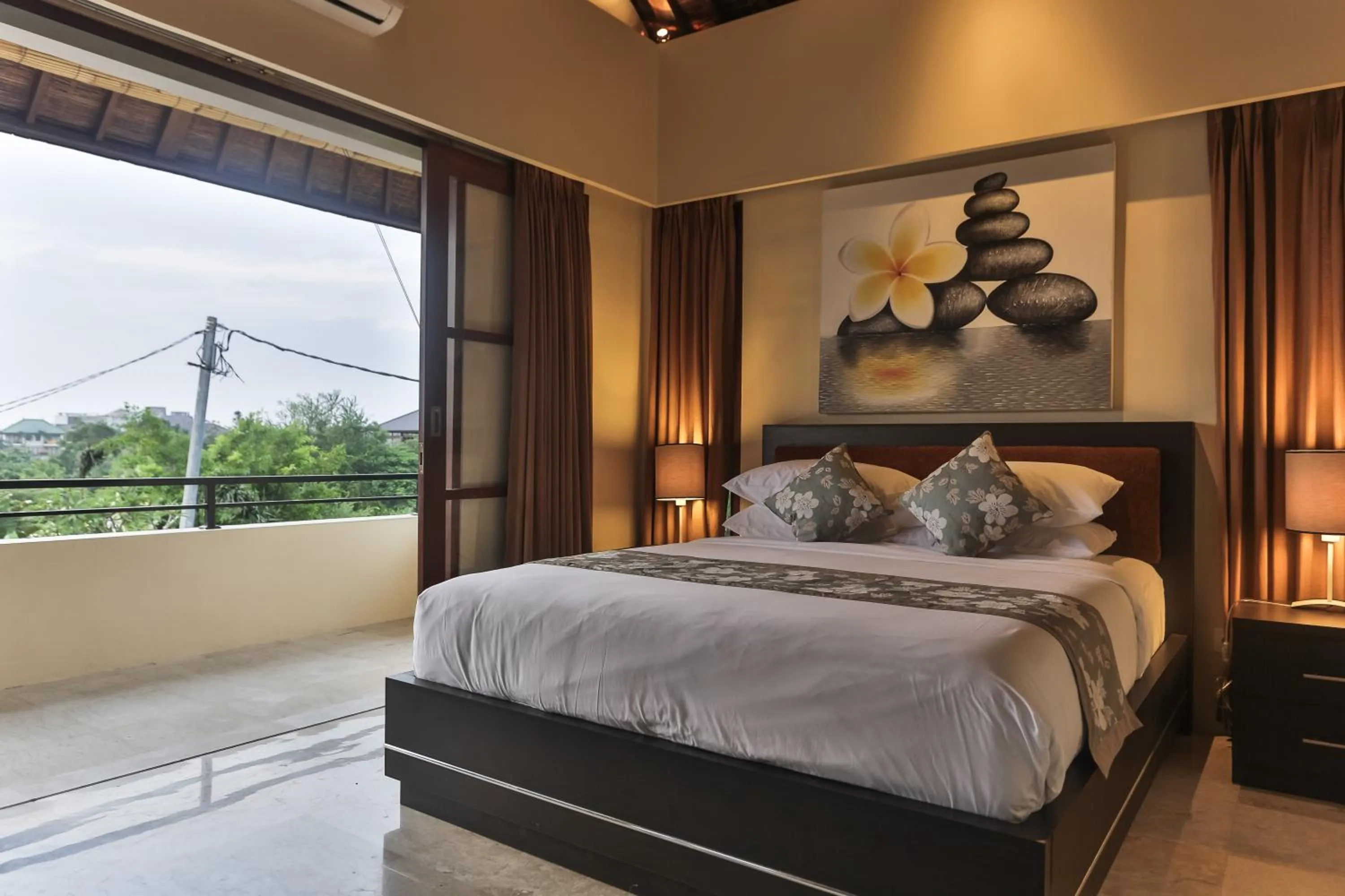 Bed in Villa Kumuda by Nakula