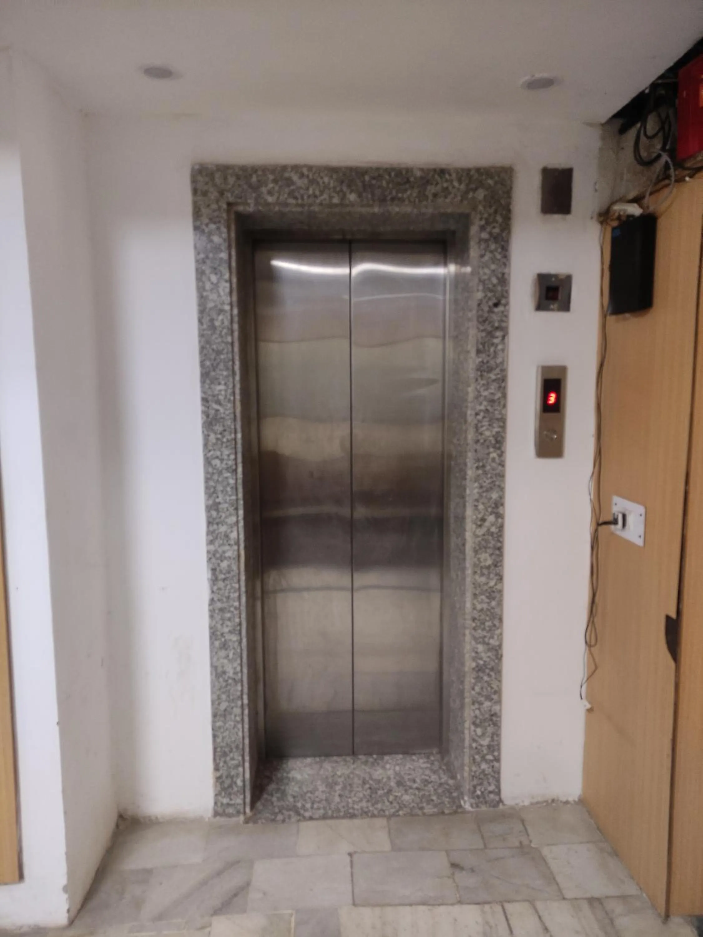 elevator in Shanti Residency