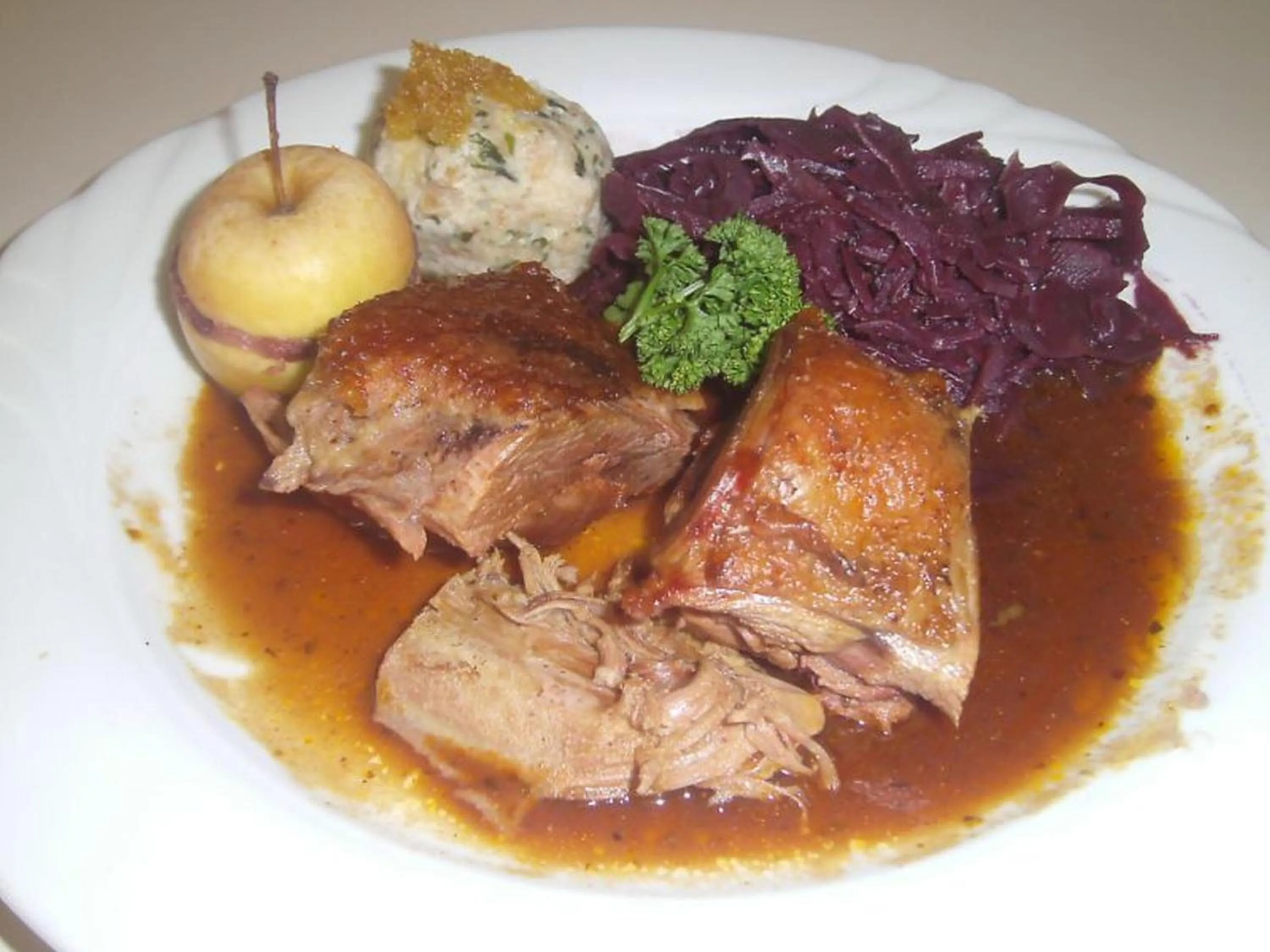 Food close-up in Gasthof zum Lamm