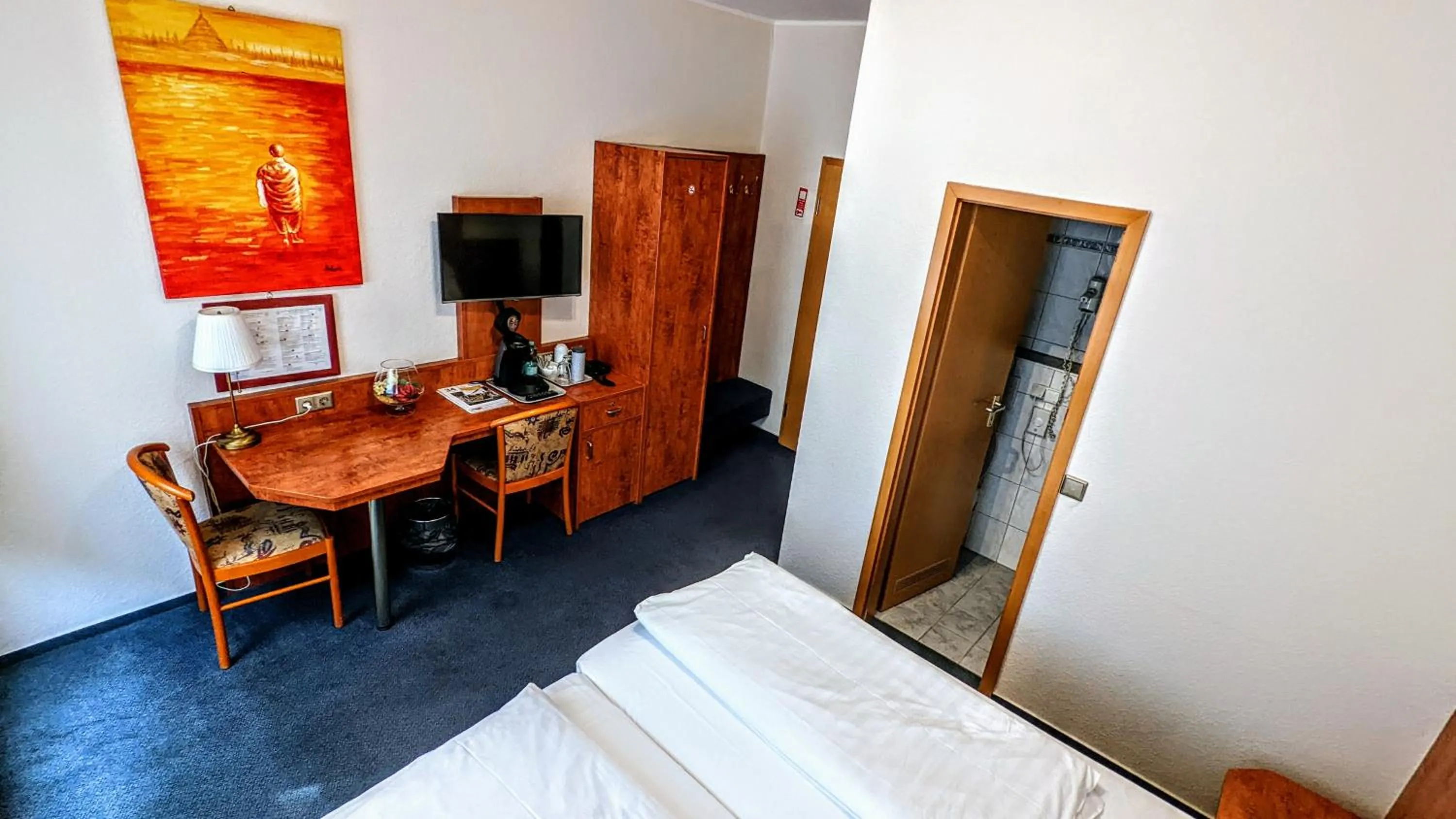 TV and multimedia, Bed in Hotel am Rathaus