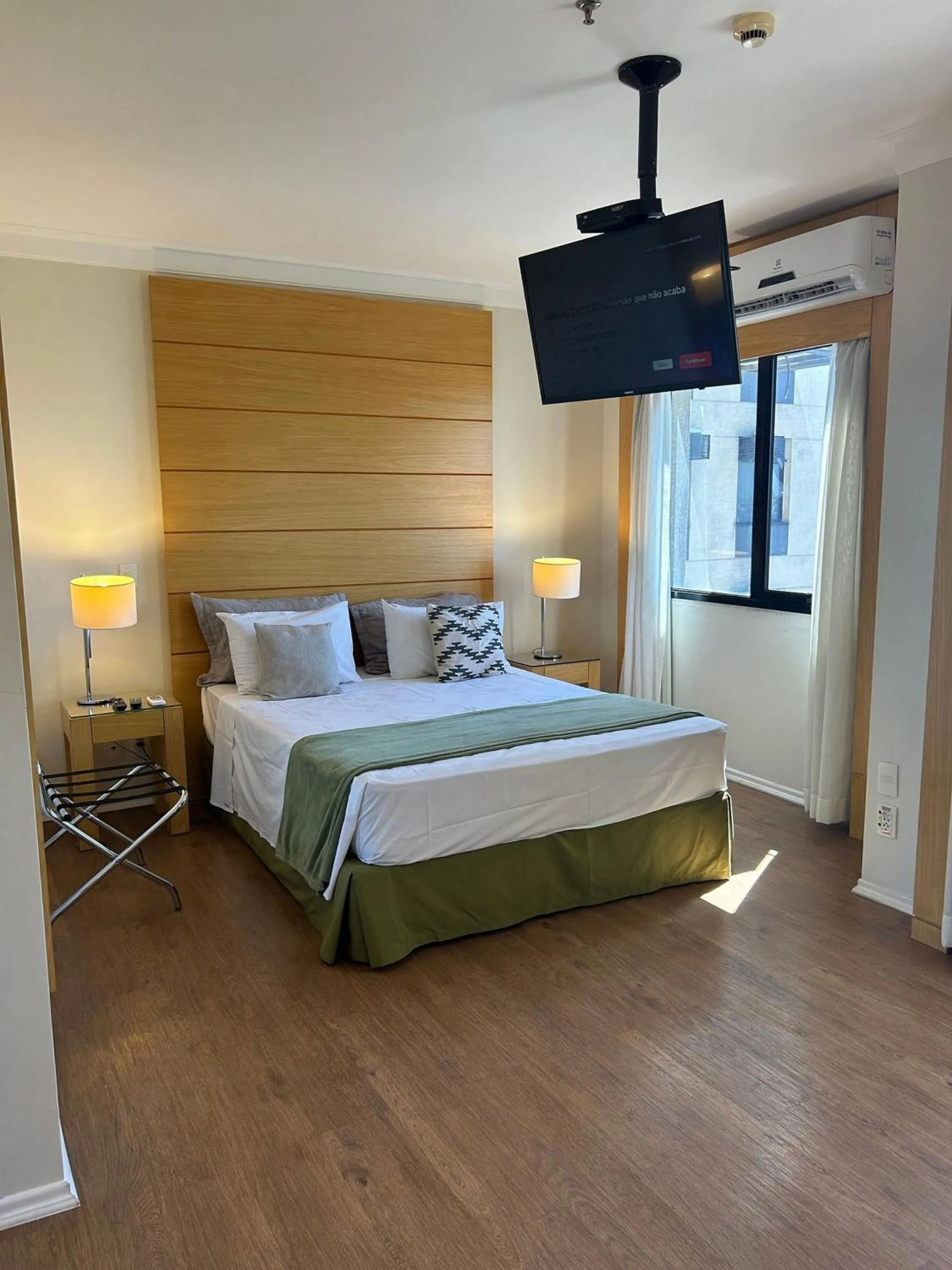 Bedroom in Suite Luxo Flat Hotel Aeroporto Congonhas 1503