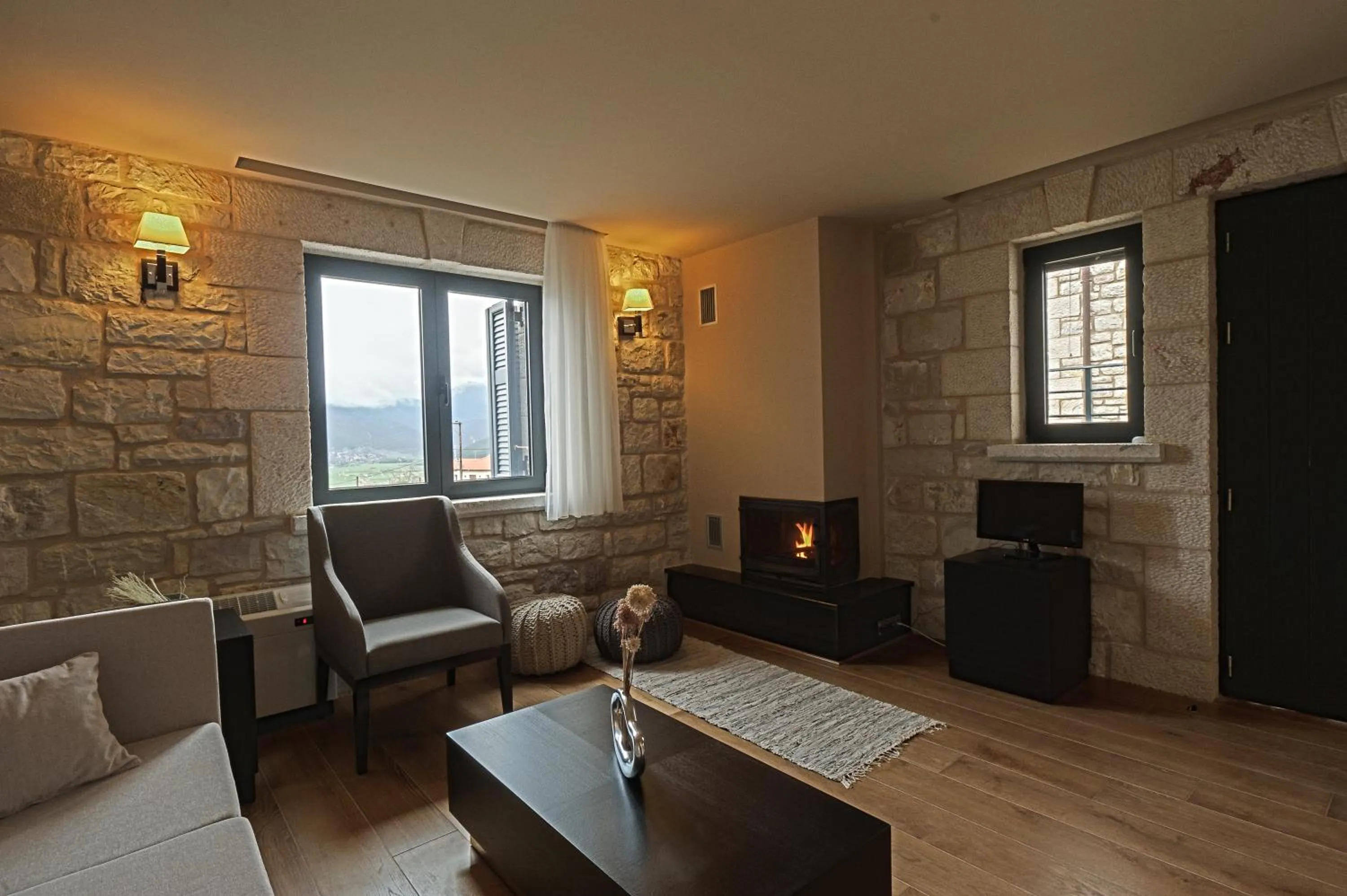 Living room in Levidi Suites