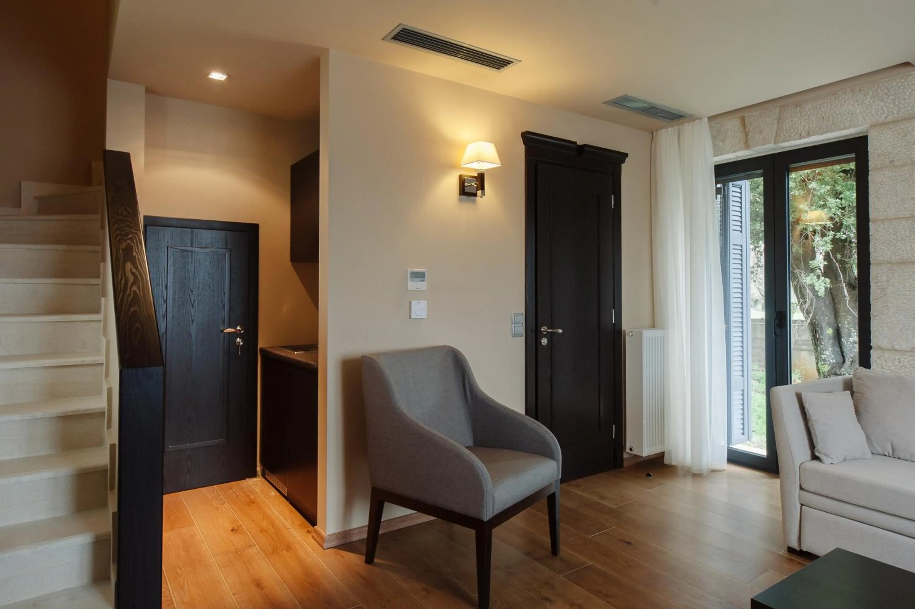 Kitchen or kitchenette in Levidi Suites