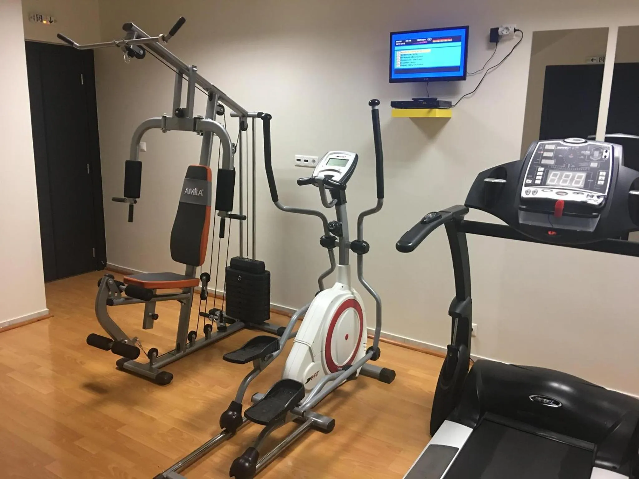 Fitness centre/facilities in Levidi Suites