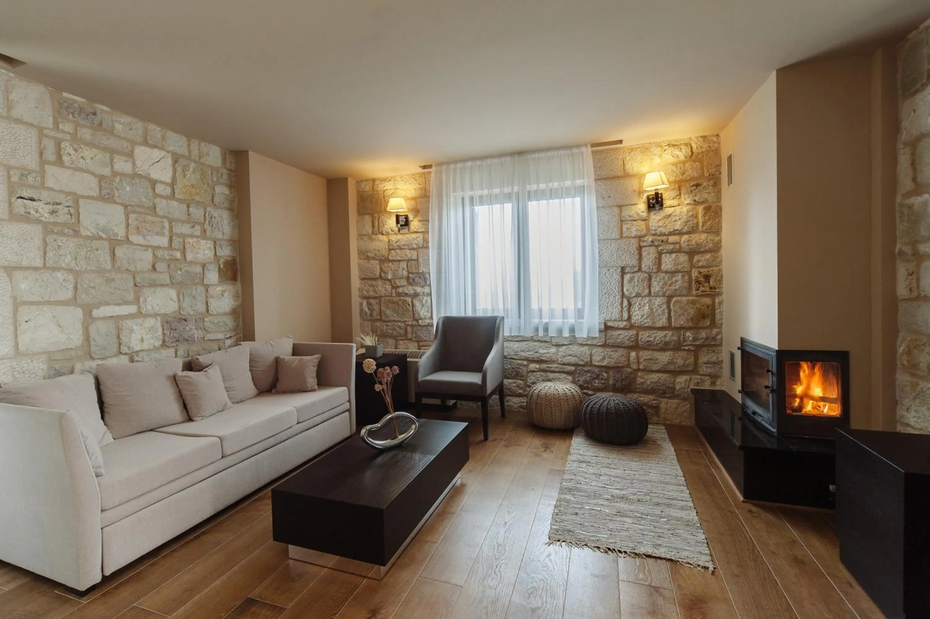 Living room in Levidi Suites