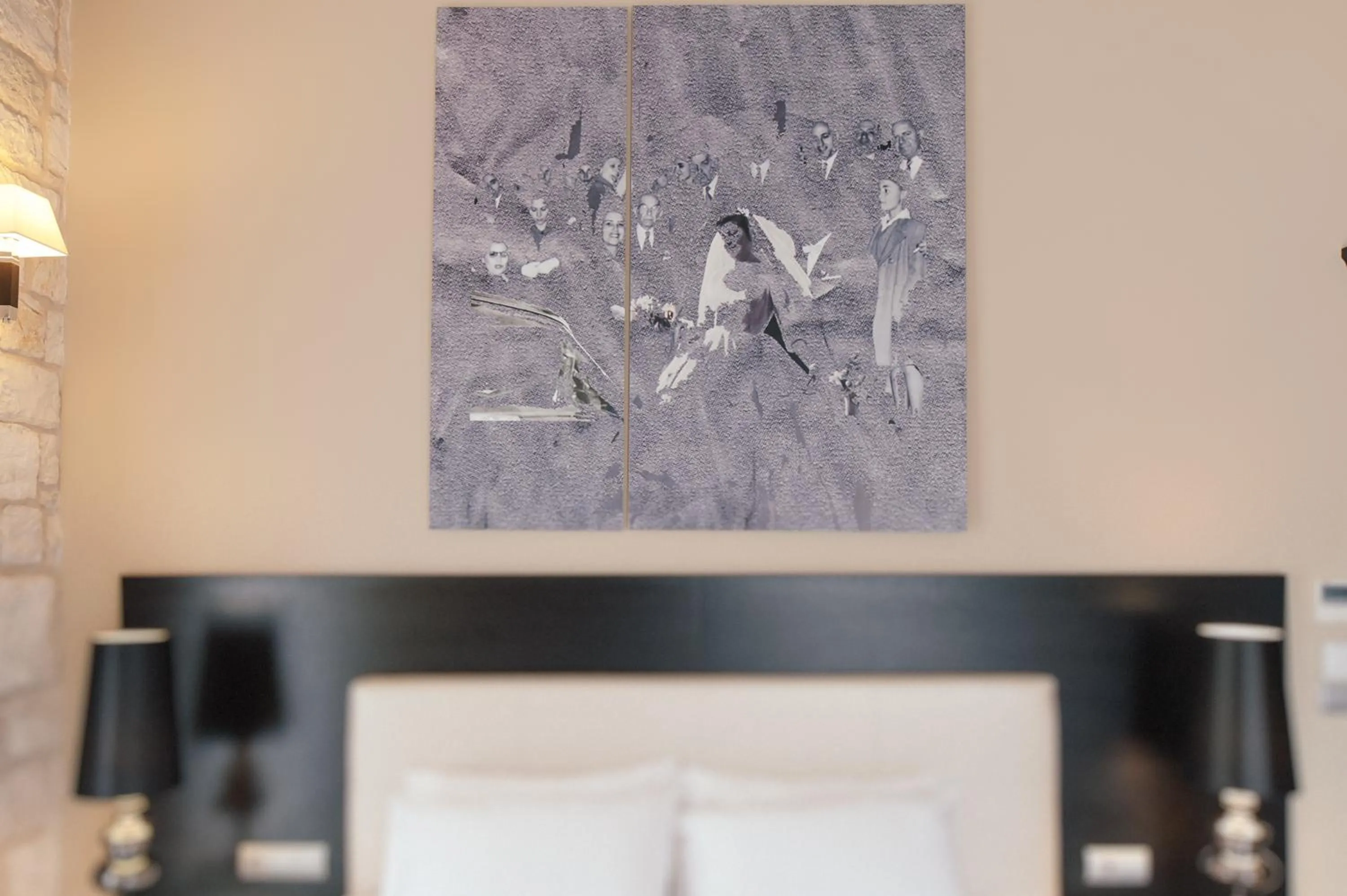 Decorative detail, Bed in Levidi Suites