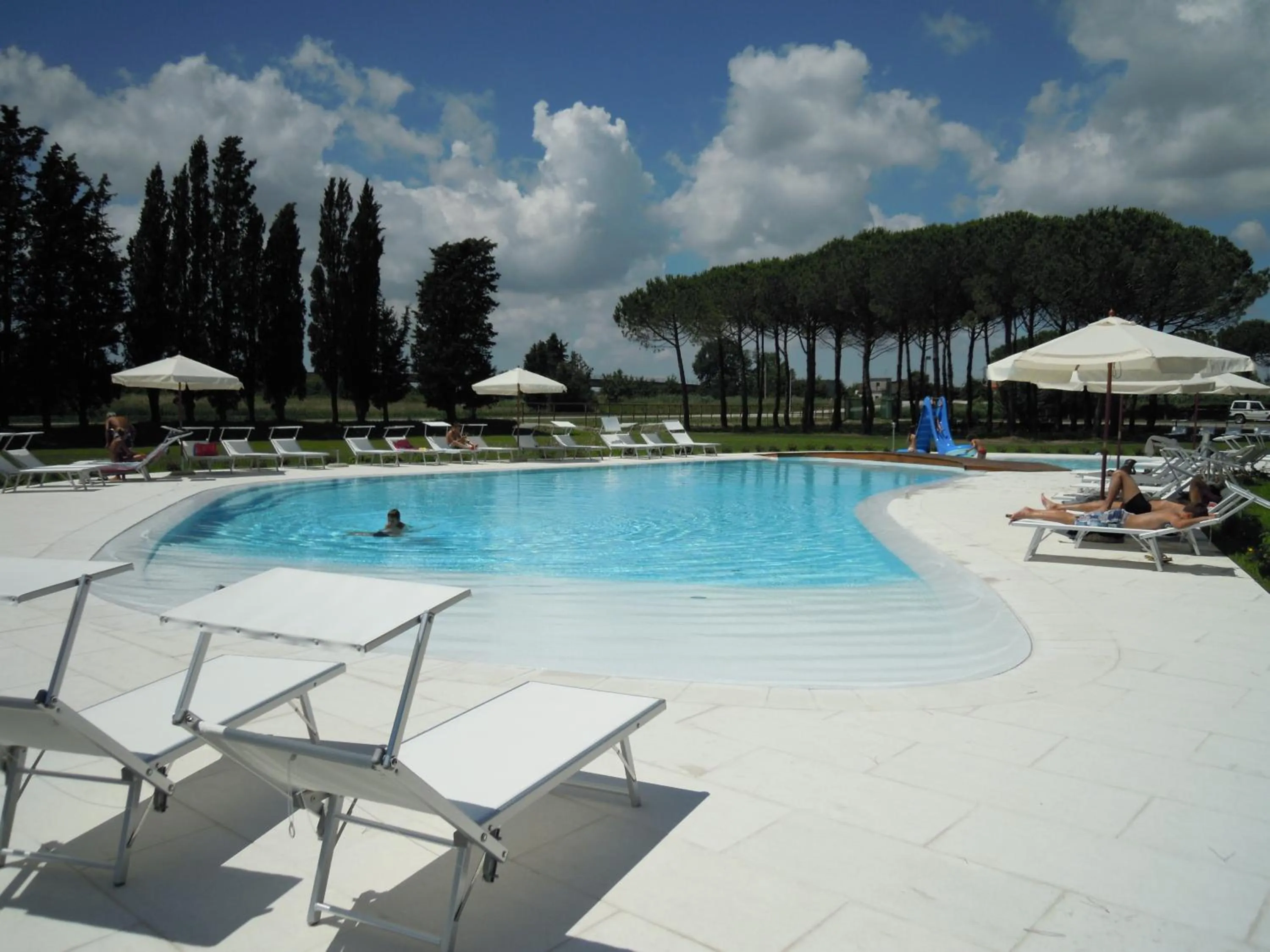 Swimming pool in Residenze Di La' Dal Fiume
