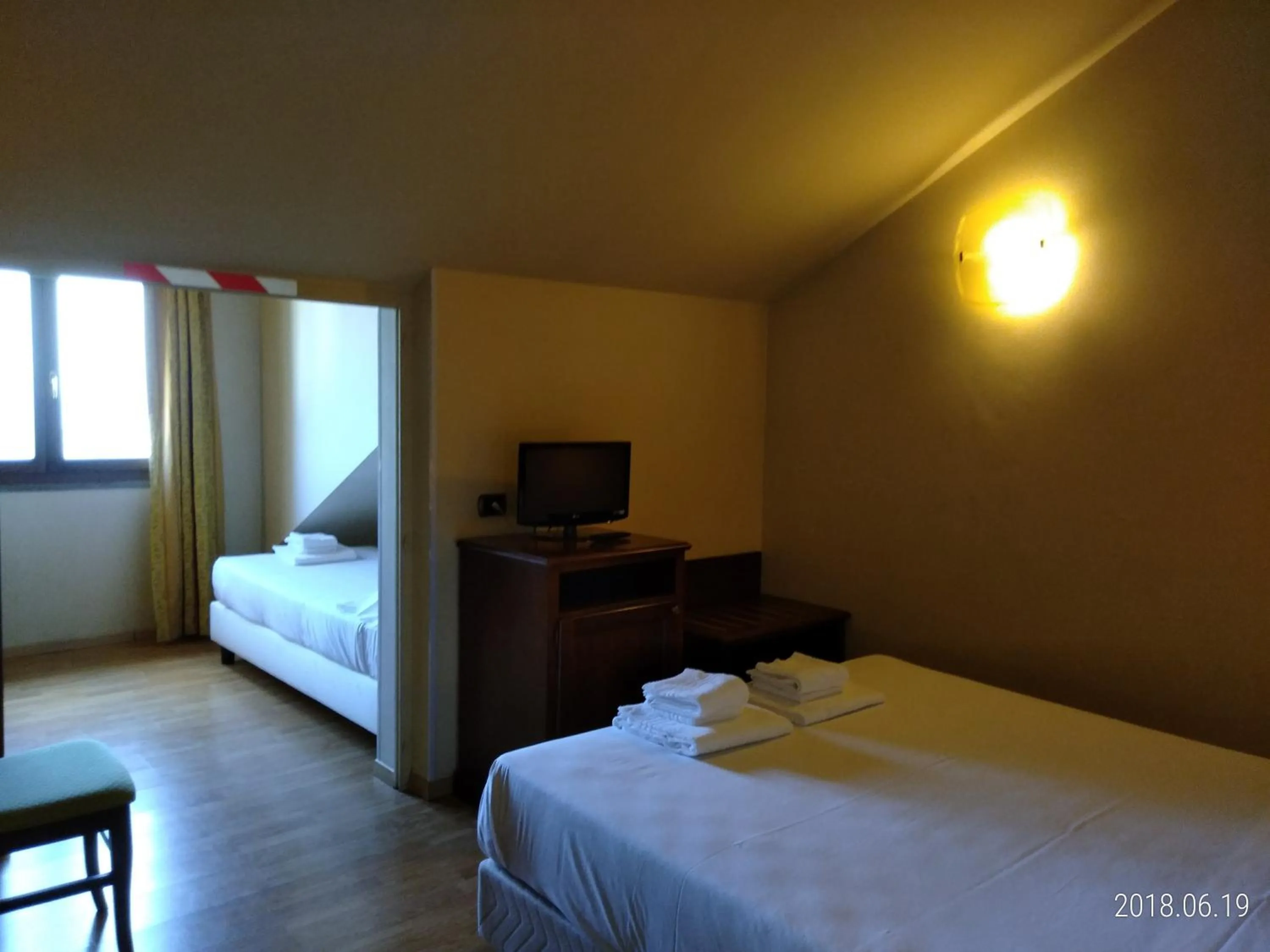 Bed in Hotel Belvedere