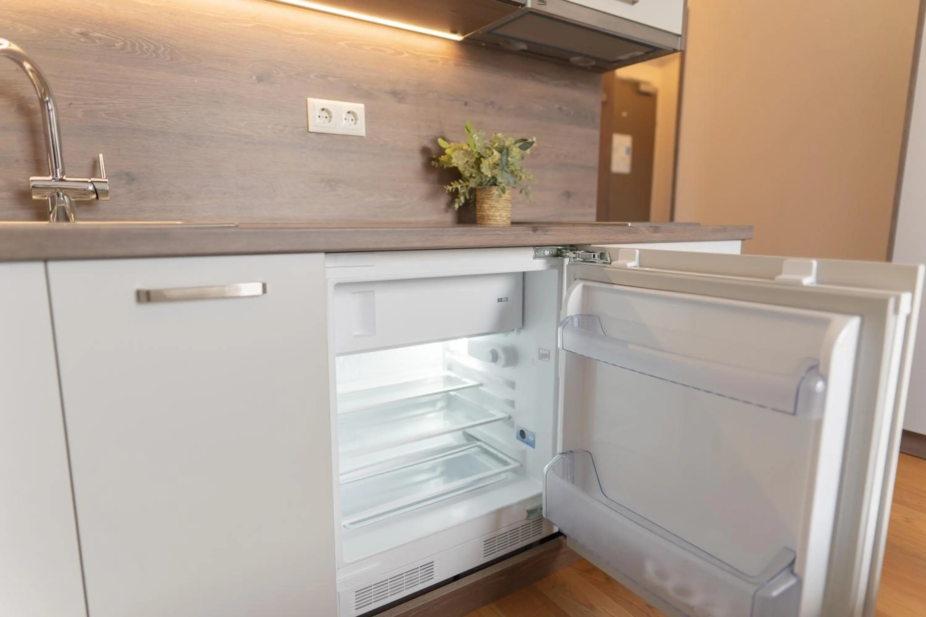 Kitchen or kitchenette in Hotel Triester