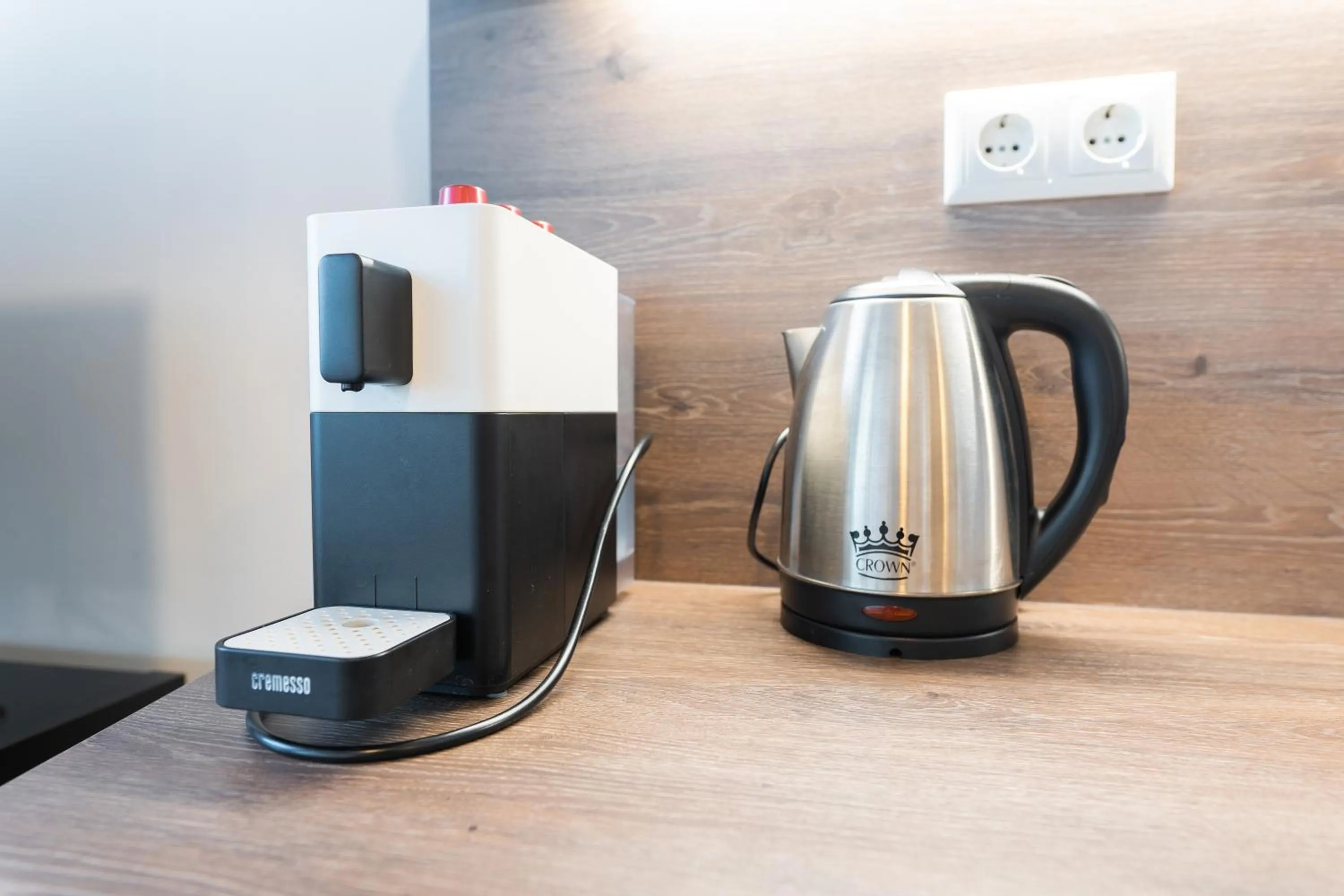 Kitchen or kitchenette in Hotel Triester