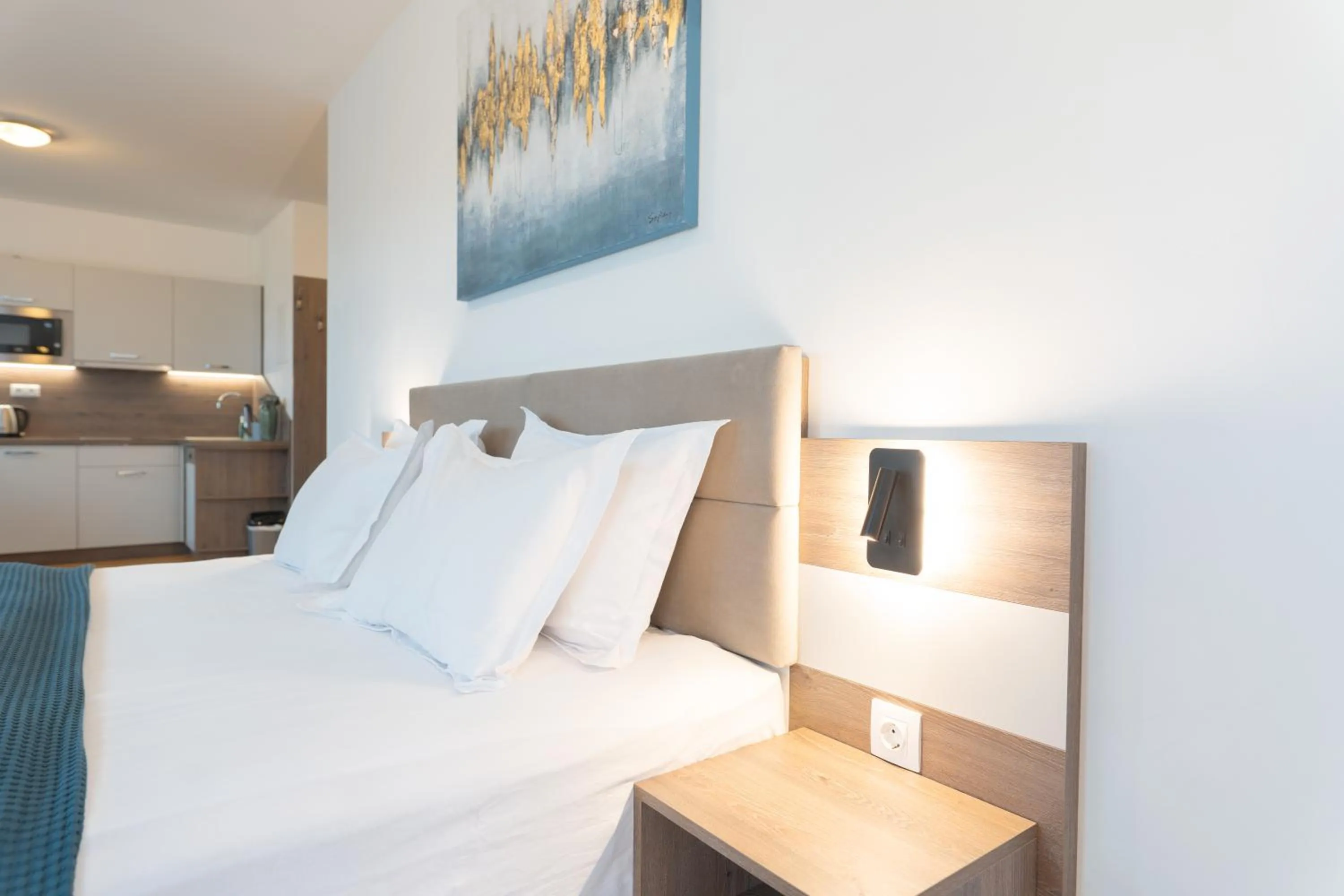 Bed in Hotel Triester