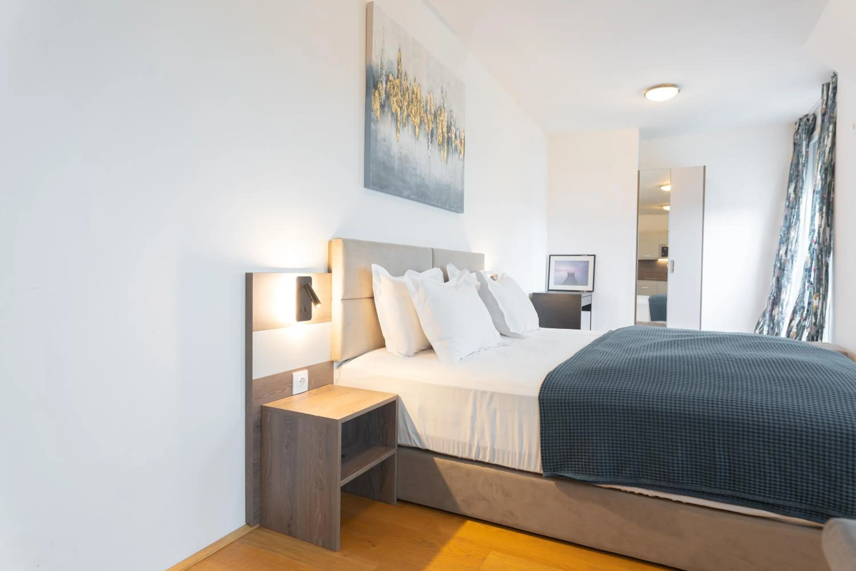 Bed in Hotel Triester