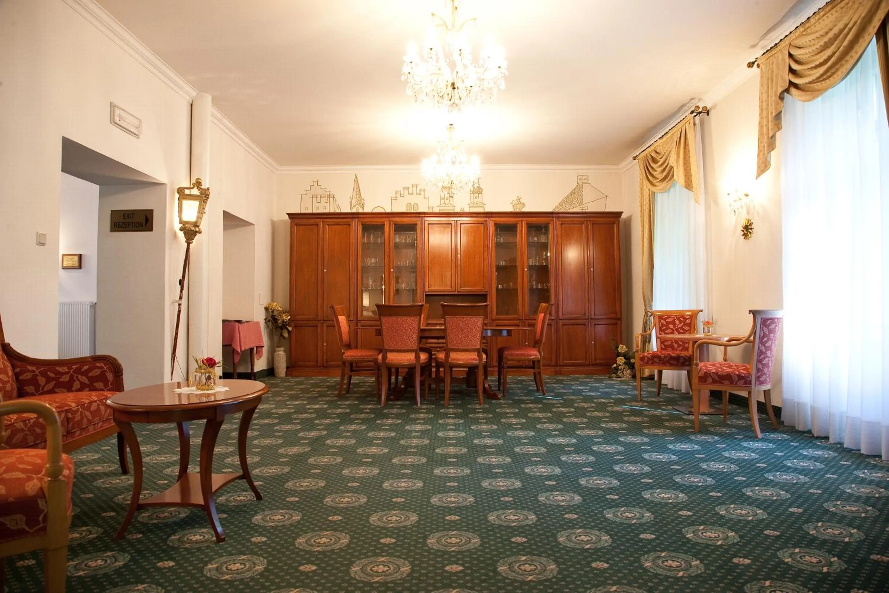 Seating area in Residence Hotel Gasser