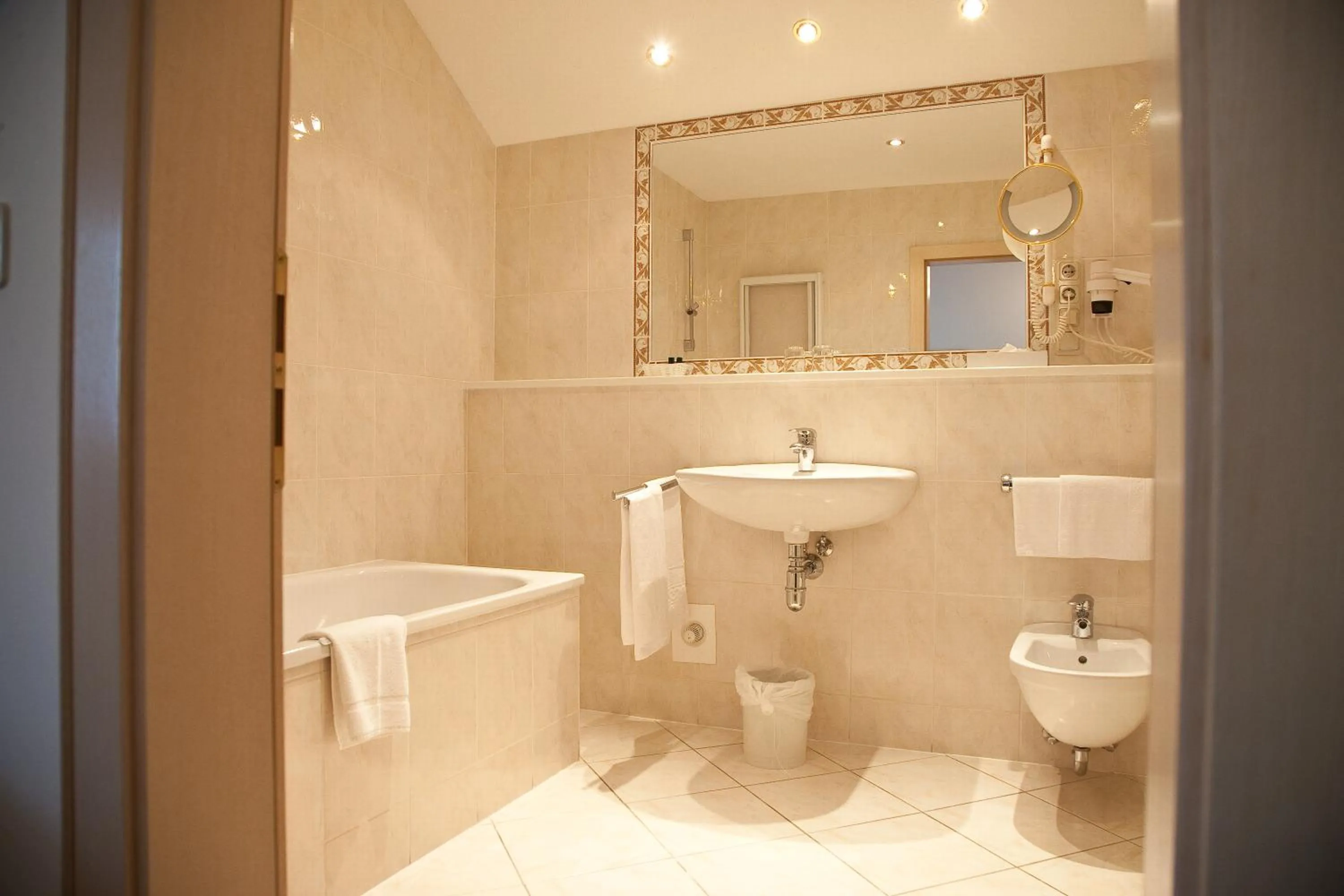 Bathroom in Residence Hotel Gasser