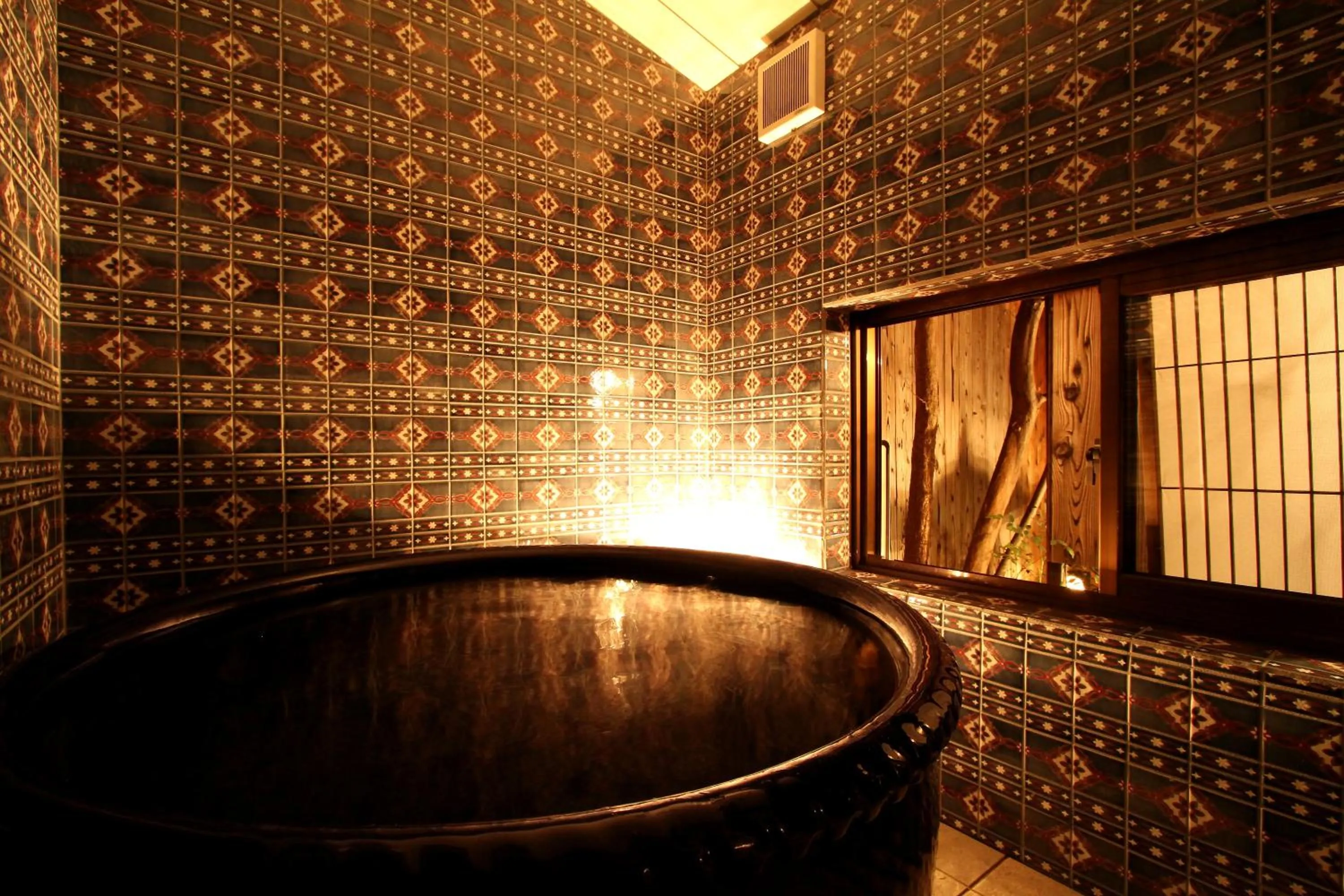 Bathroom in naokonoza Bettei Umekoji