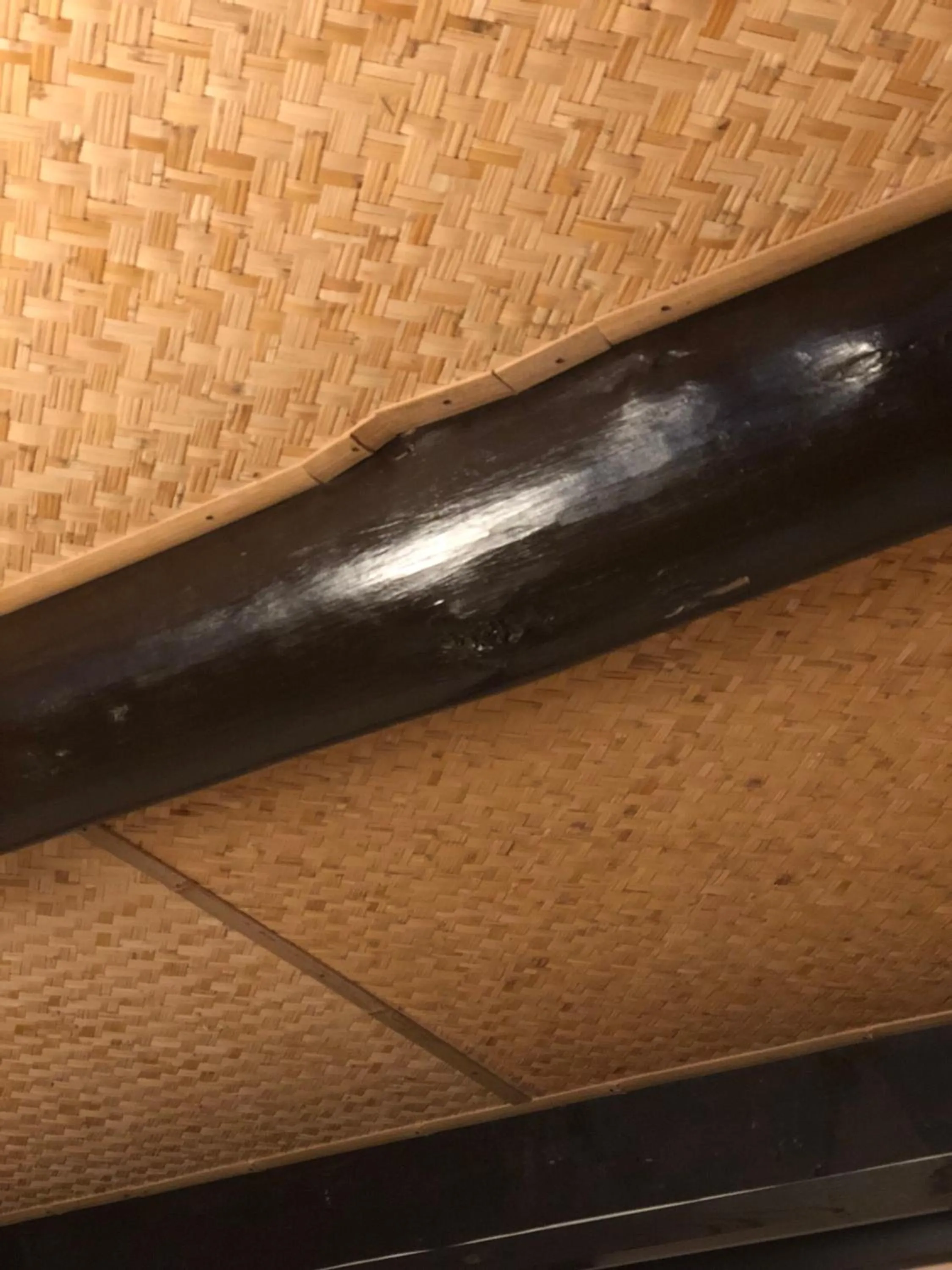 Decorative detail in naokonoza Bettei Umekoji