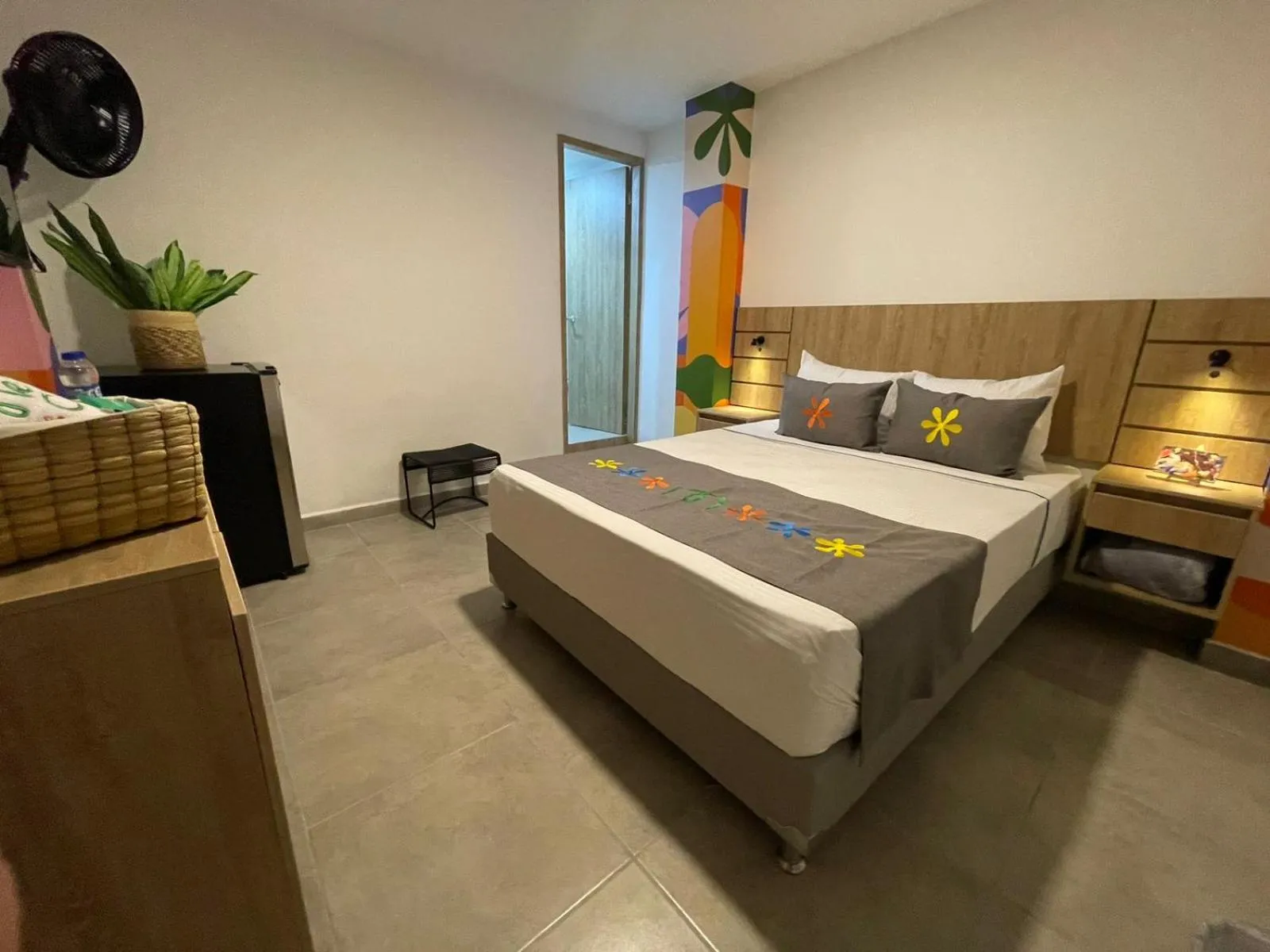 Bed in Hotel Medallo City