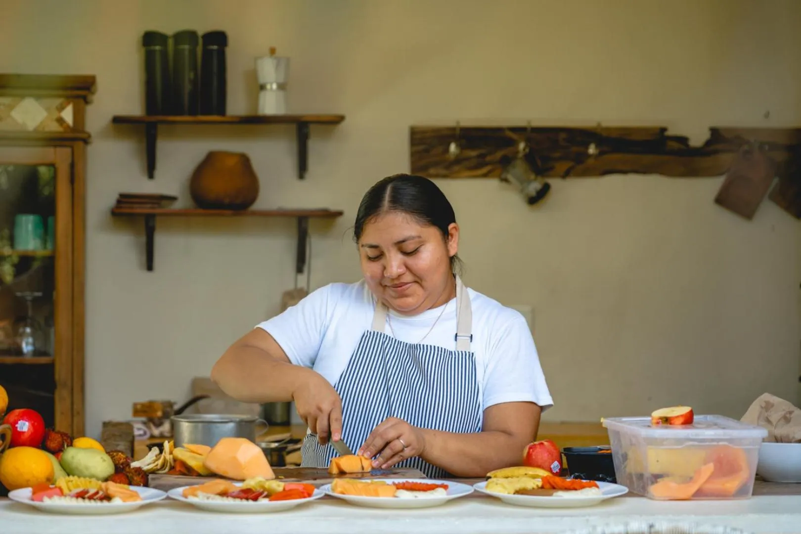 Restaurant/places to eat in Casa Mia El Cuyo Eco Beach Boutique Hotel