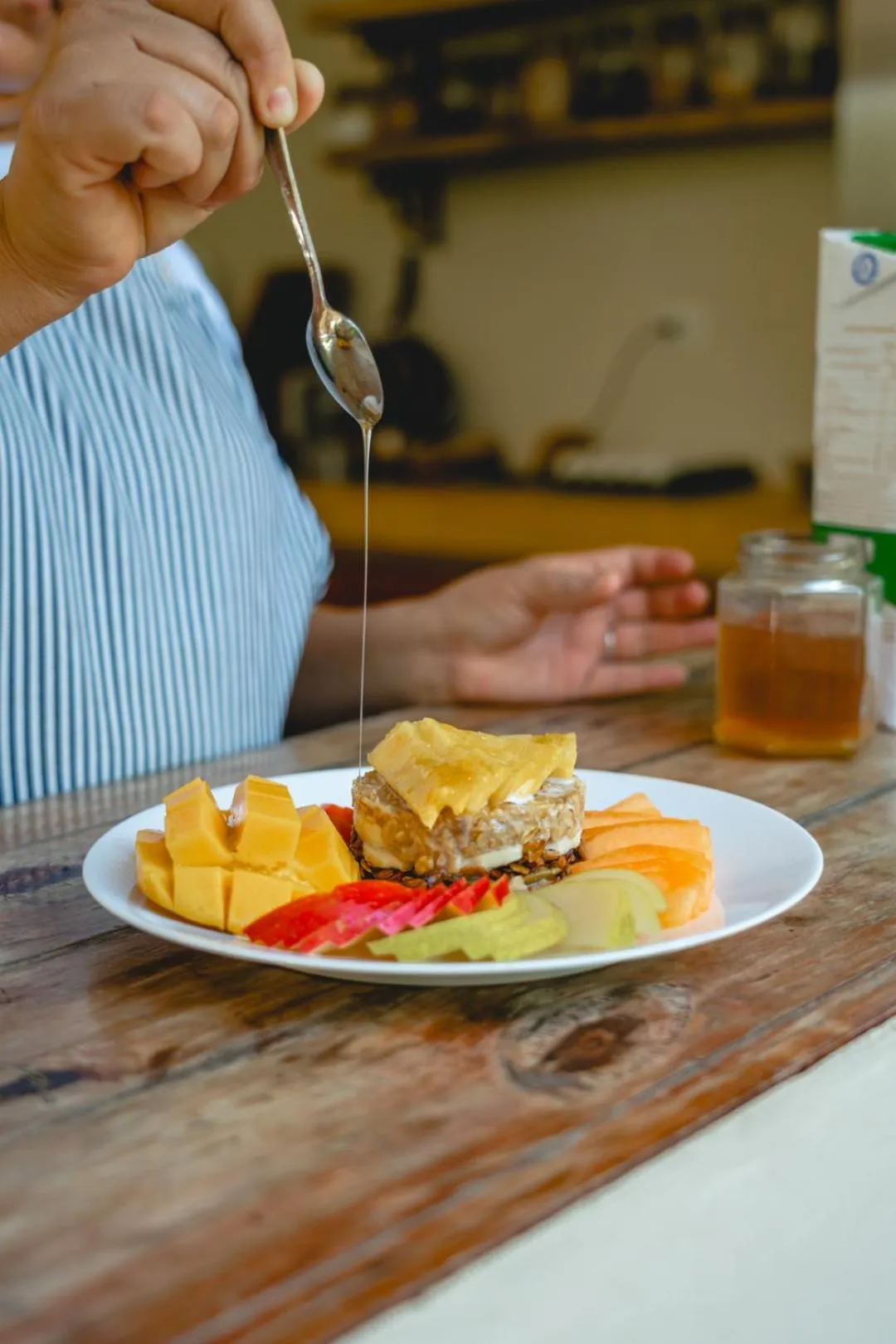 Restaurant/places to eat in Casa Mia El Cuyo Eco Beach Boutique Hotel