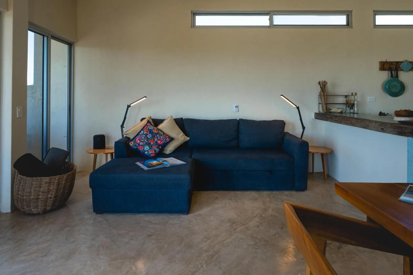 Seating area in Casa Mia El Cuyo Eco Beach Boutique Hotel