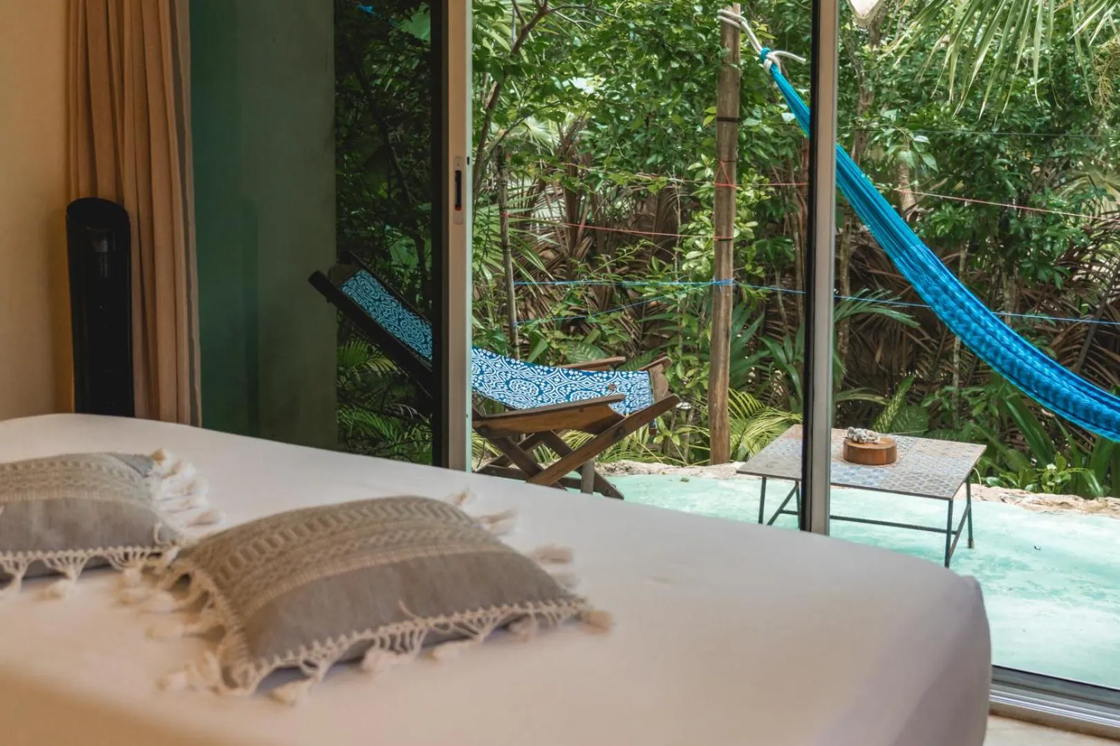Bedroom in Casa Mia El Cuyo Eco Beach Boutique Hotel