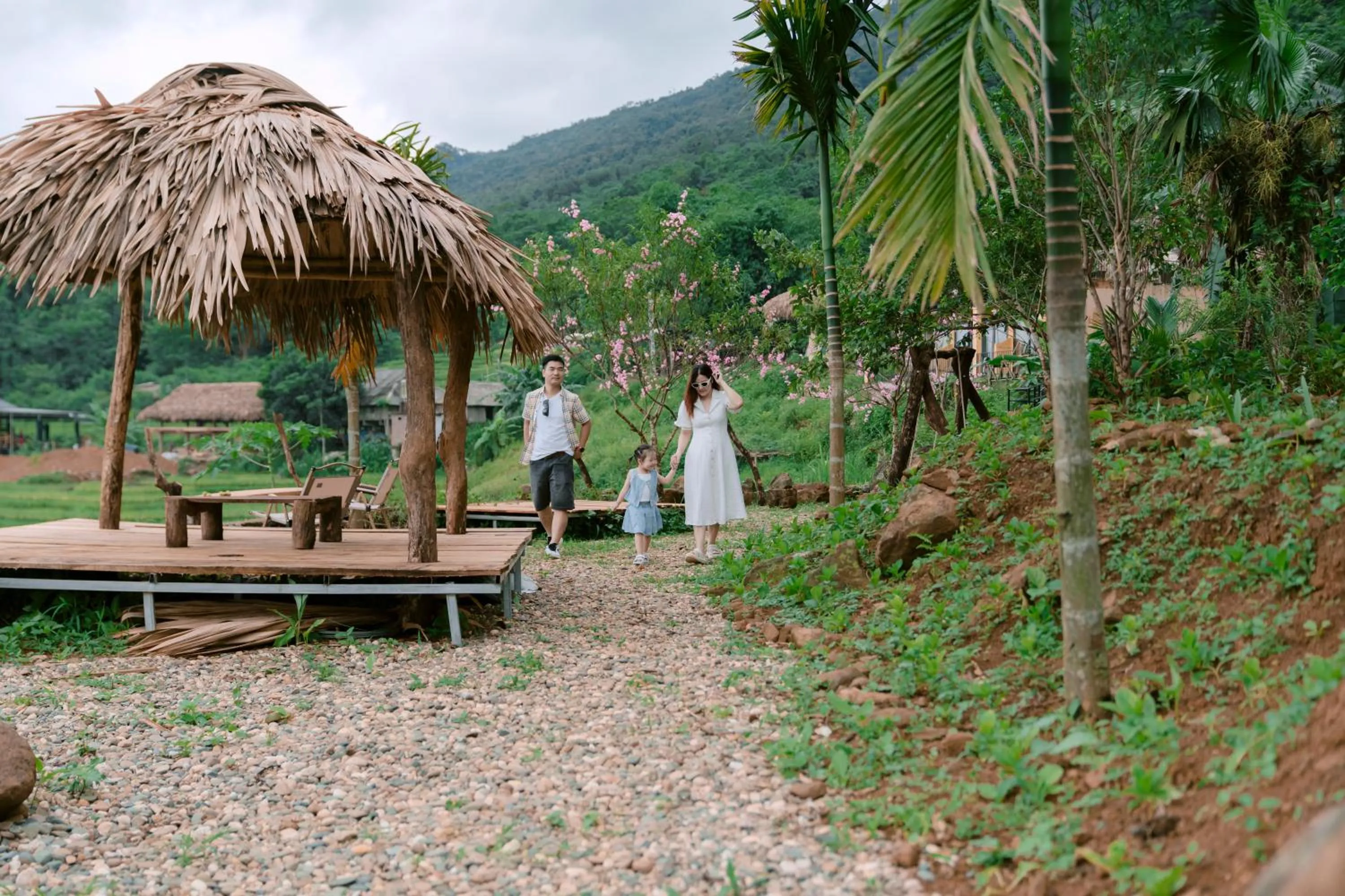 Garden in Pu Luong May Home & Cafe