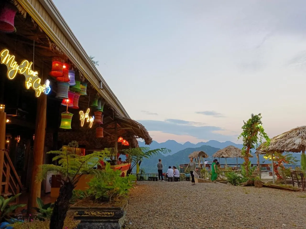 Property building in Pu Luong May Home & Cafe