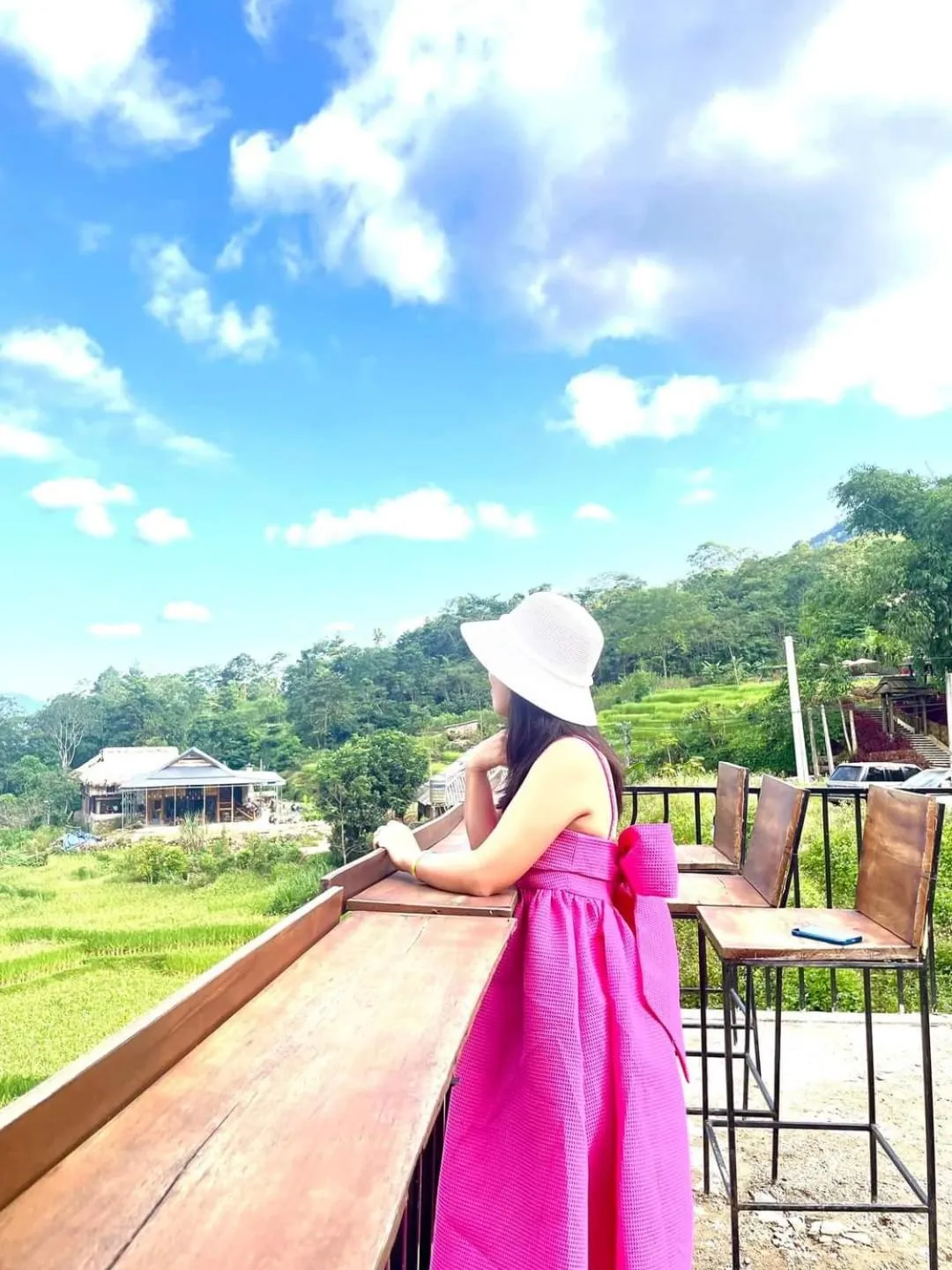 Seating area in Pu Luong May Home & Cafe